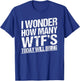 I Wonder How Many WTF's Today Will Bring Funny Sarcastic T-Shirt - T-Shirt | Royal