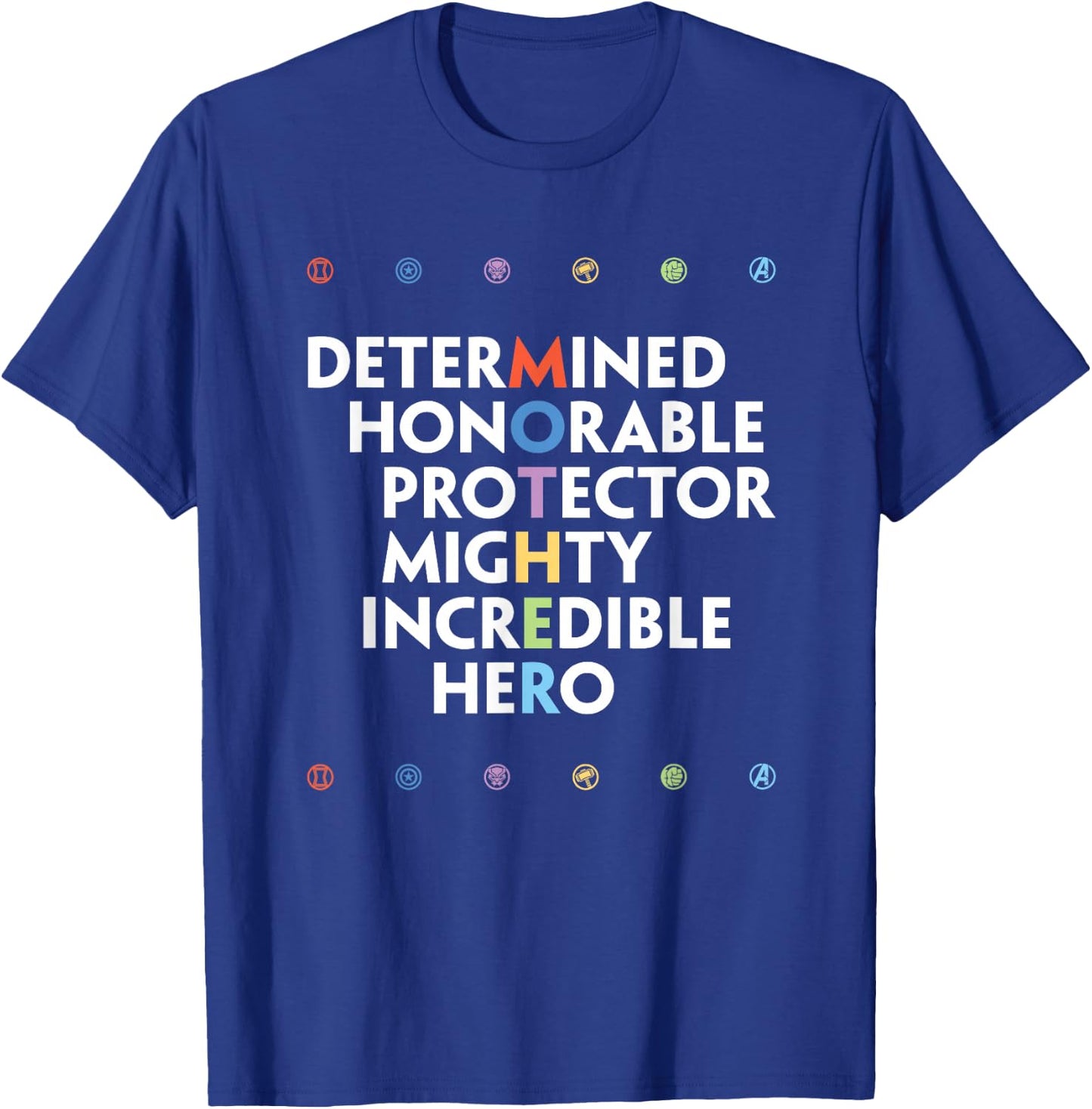Marvel Avengers Super Hero Mother's Day T-Shirt - T-Shirt | Royal