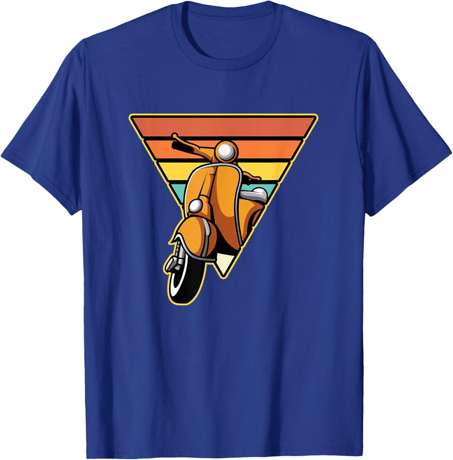 Retro Scooter Bike Motorbike Scoot - Vintage Moped T-Shirt - T-Shirt | Royal