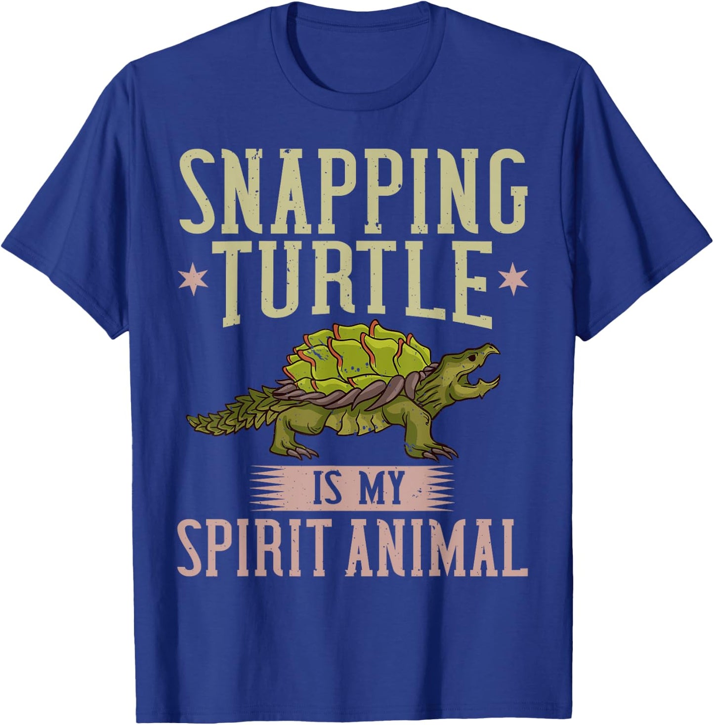 Snapping Turtle Alligator Pet Shell T-Shirt - T-Shirt | Royal