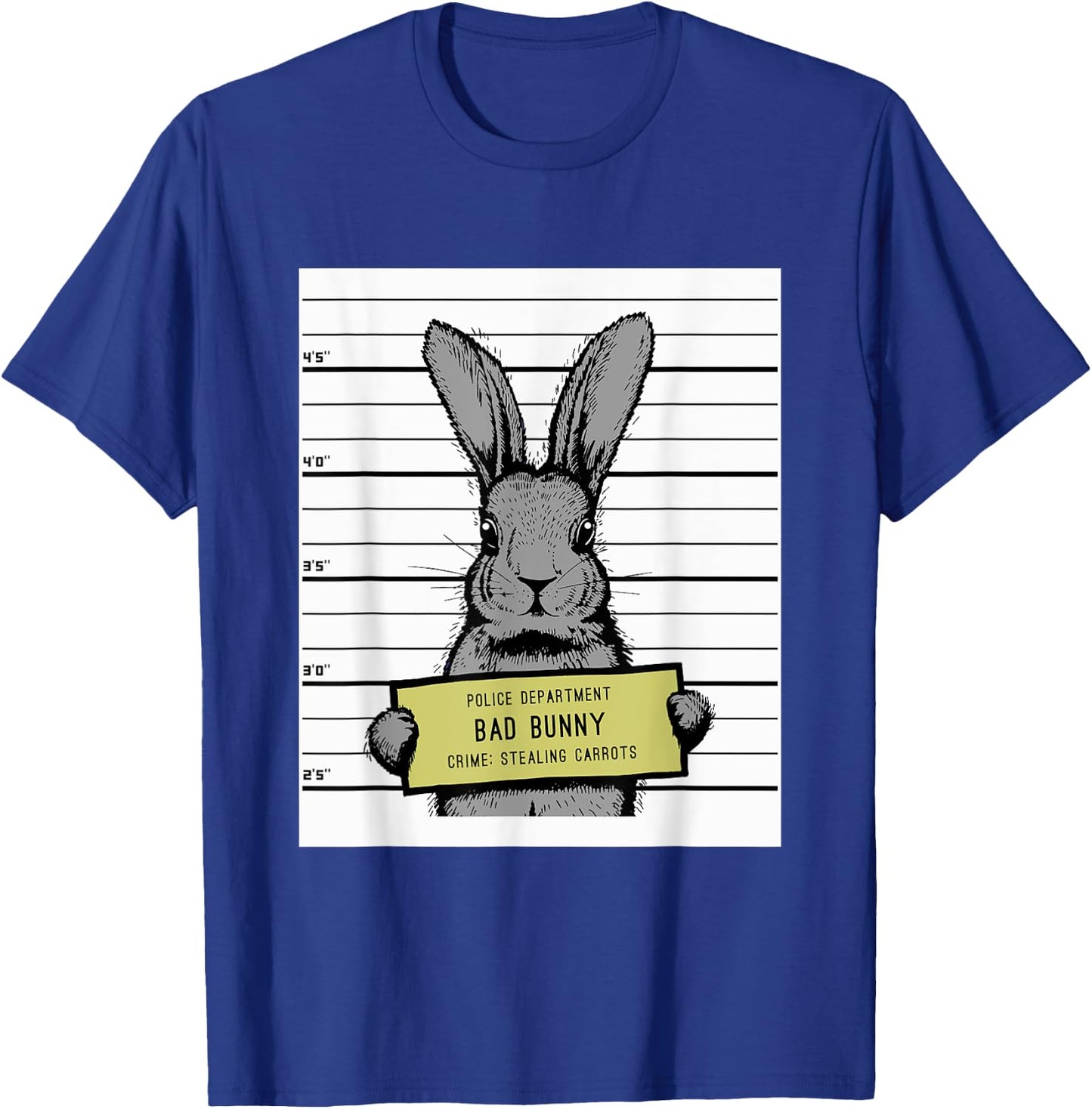 Cute Bunny Rabbit Easter Carrot Vintage For Boys and Girls T-Shirt - T-Shirt | Royal
