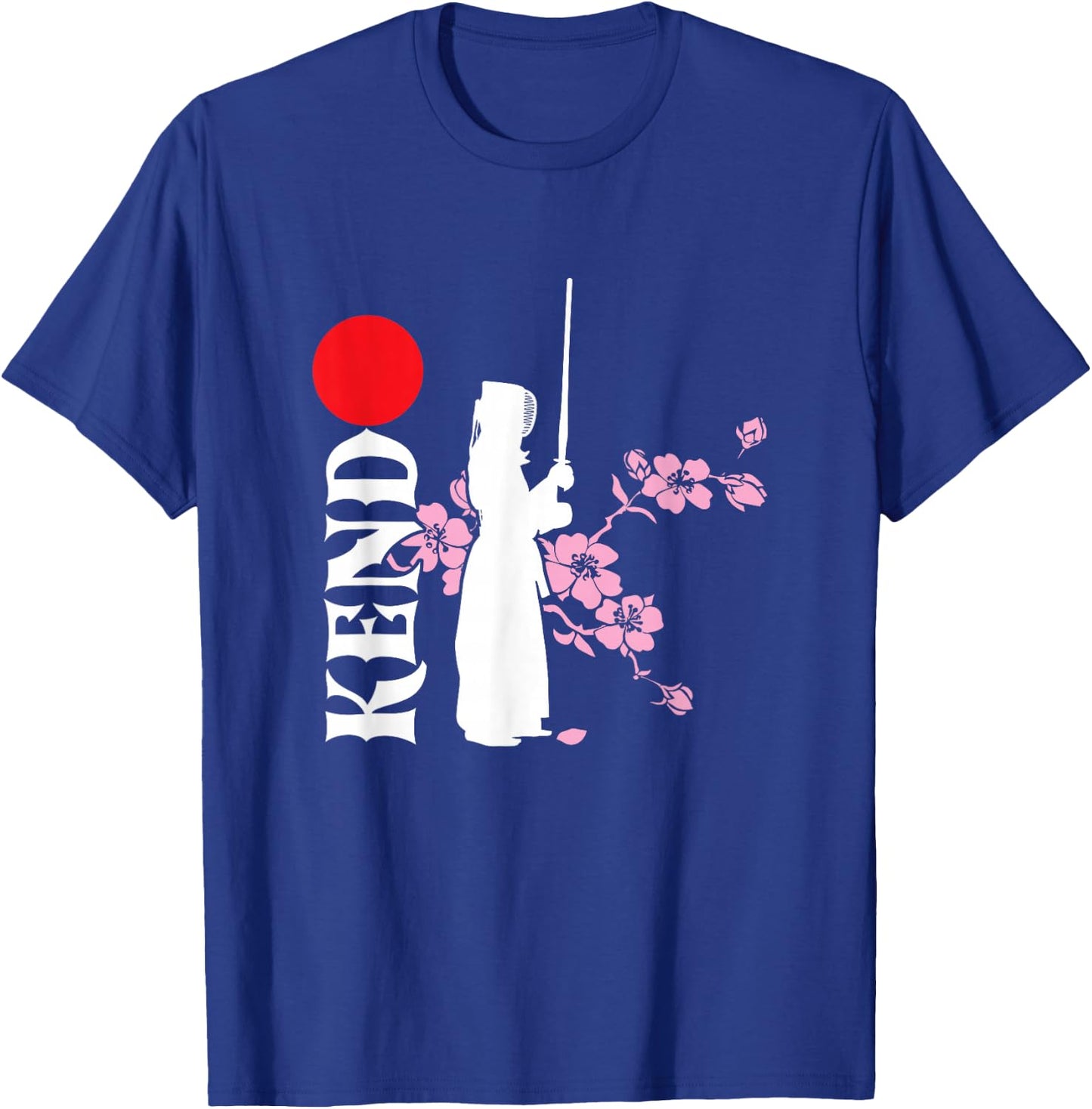 Kendo Fighter Japan Samurai Sinobi Japanese Martial Arts T-Shirt - T-Shirt | Royal
