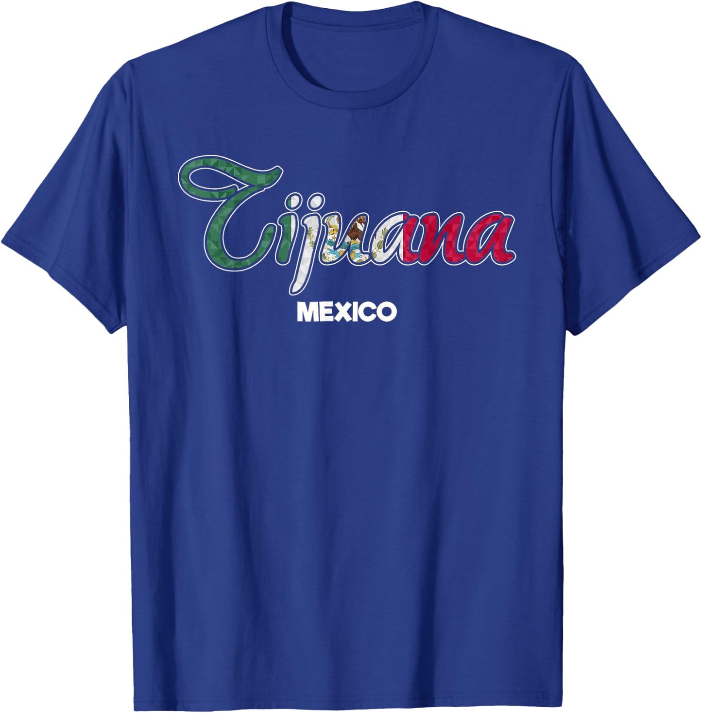 Tijuana City Flag Mexican T-Shirt - T-Shirt | Royal
