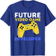 Future Video Game Developer - Game Designer & Programmer T-Shirt - T-Shirt | Royal