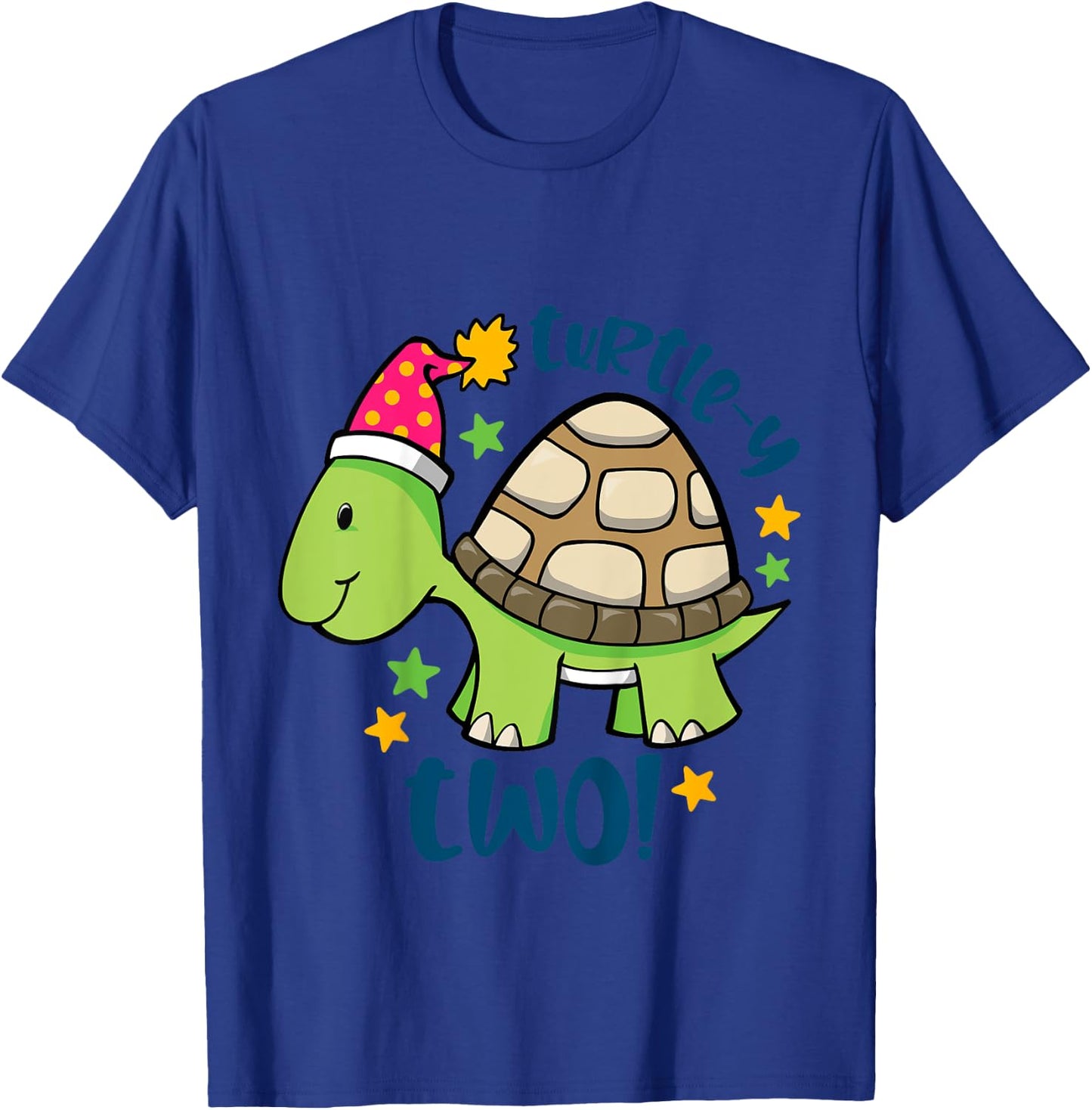 Kids Second Birthday 2nd Birthday Boy Turtley Two Turtle Lover T-Shirt - T-Shirt | Royal