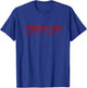 Wisconsin Volleyball Block Style VIntage Distressed T-Shirt - T-Shirt | Royal