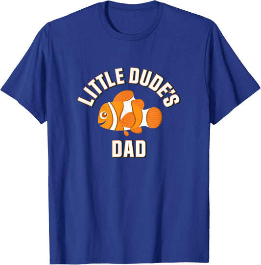 Disney Pixar Finding Nemo Father's Day Lil' Dude's Dad Logo T-Shirt - T-Shirt | Royal