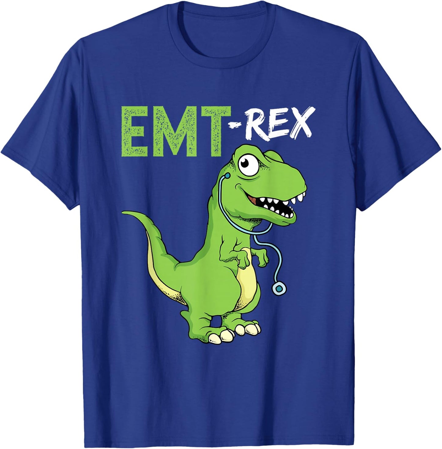 EMT Rex Funny Paramedic Graduation Firefighter T-Shirt - T-Shirt | Royal