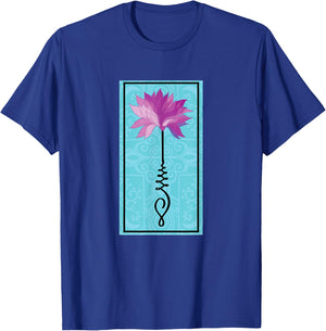Mandala Unalome Lotus Flower Meditation T-Shirt - T-Shirt | Royal