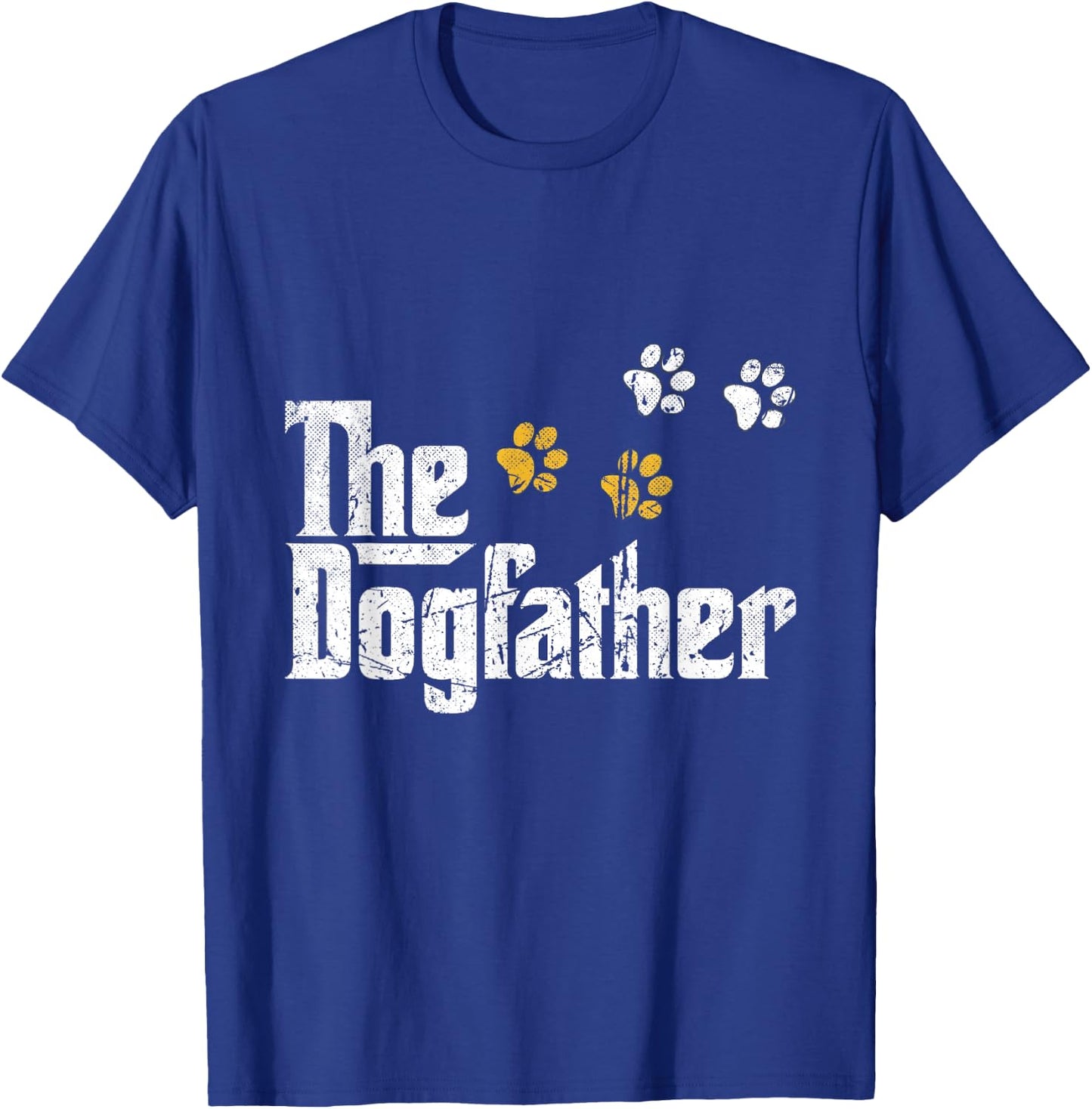 The Dogfather Dad Fathers Day Gift Cute Idea T-Shirt - T-Shirt | Royal