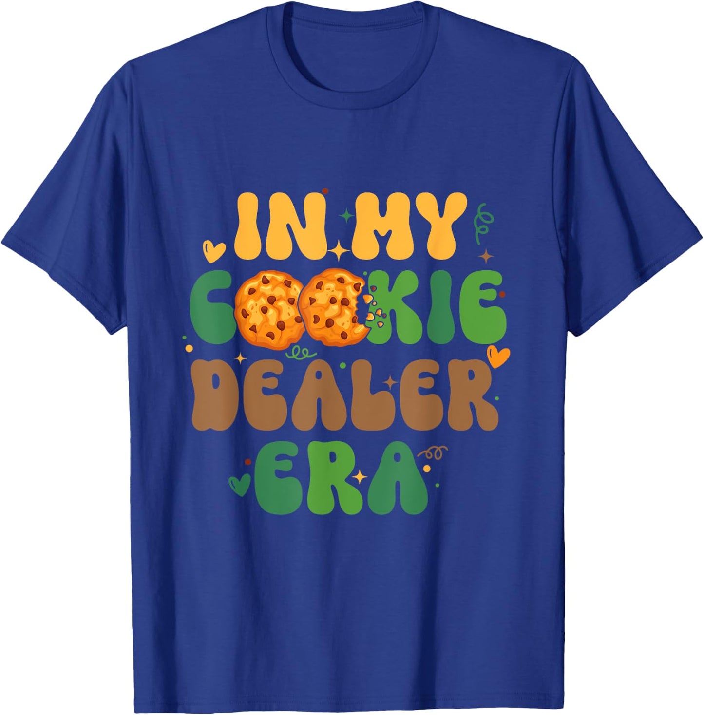 In My Cookie Dealer Era Baker Troop Leader Scout Dealer Girl T-Shirt - T-Shirt | Royal