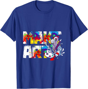 Make Art T-Shirt - T-Shirt | Royal