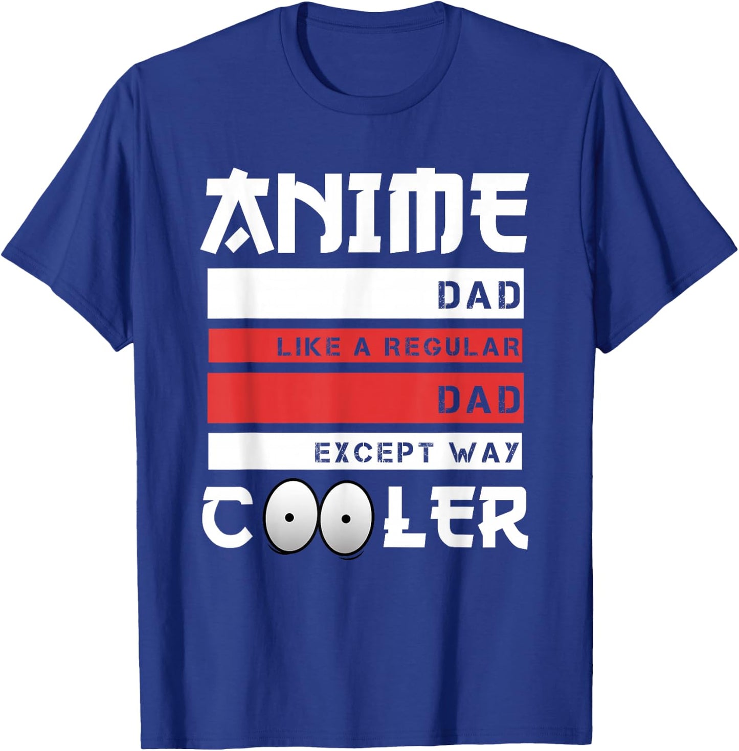 Anime Dad Funny Father's Day Cute Japanese Anime Dad Otaku T-Shirt - T-Shirt | Royal