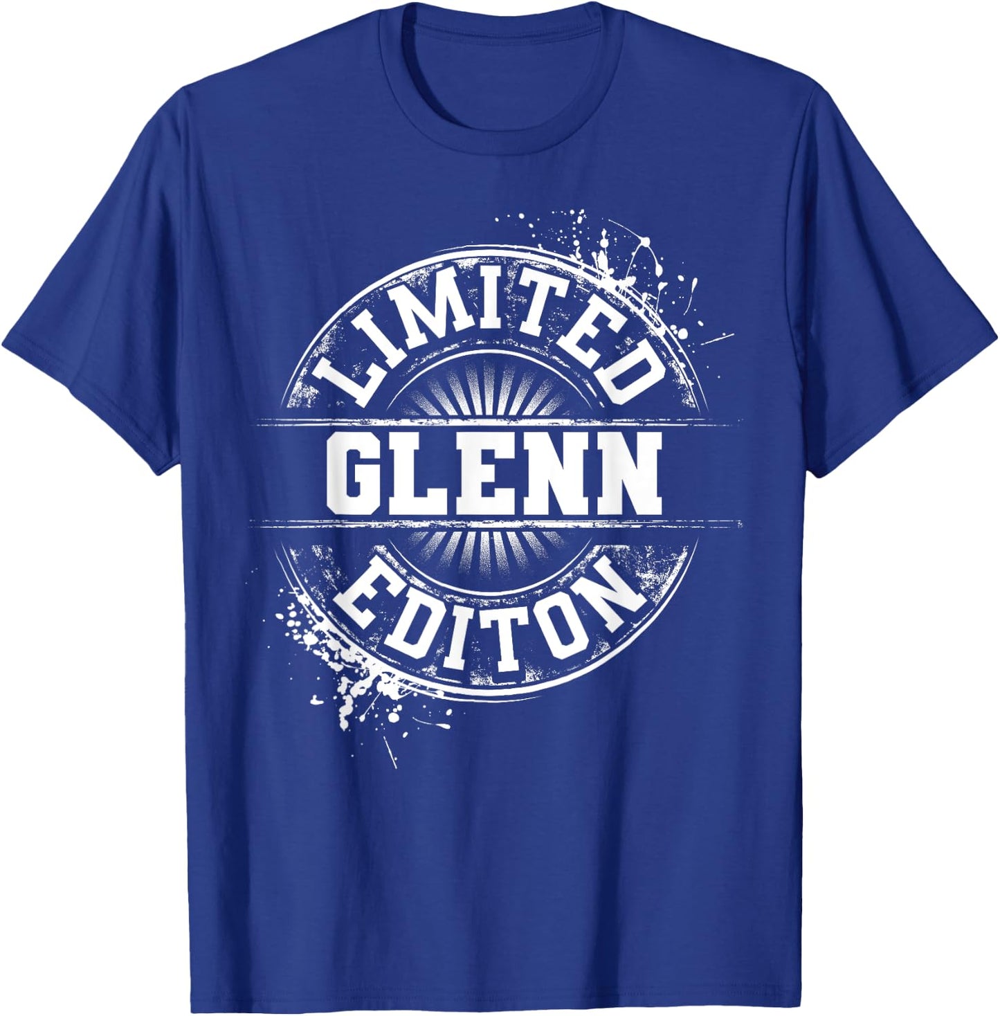 GLENN Funny Surname Family Tree Birthday Reunion Gift T-Shirt - T-Shirt | Royal
