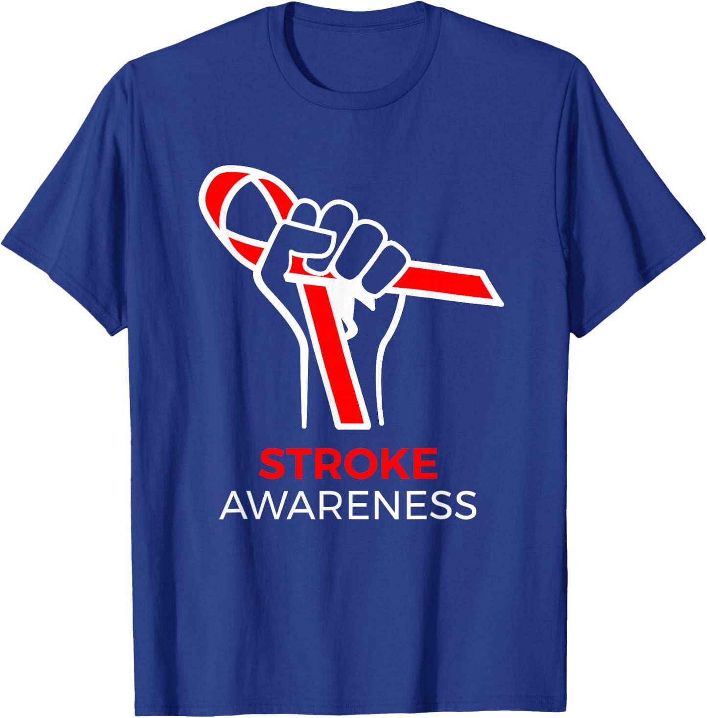 Sroke Survivor Shirt National Stroke Awareness T-Shirt - T-Shirt | Royal