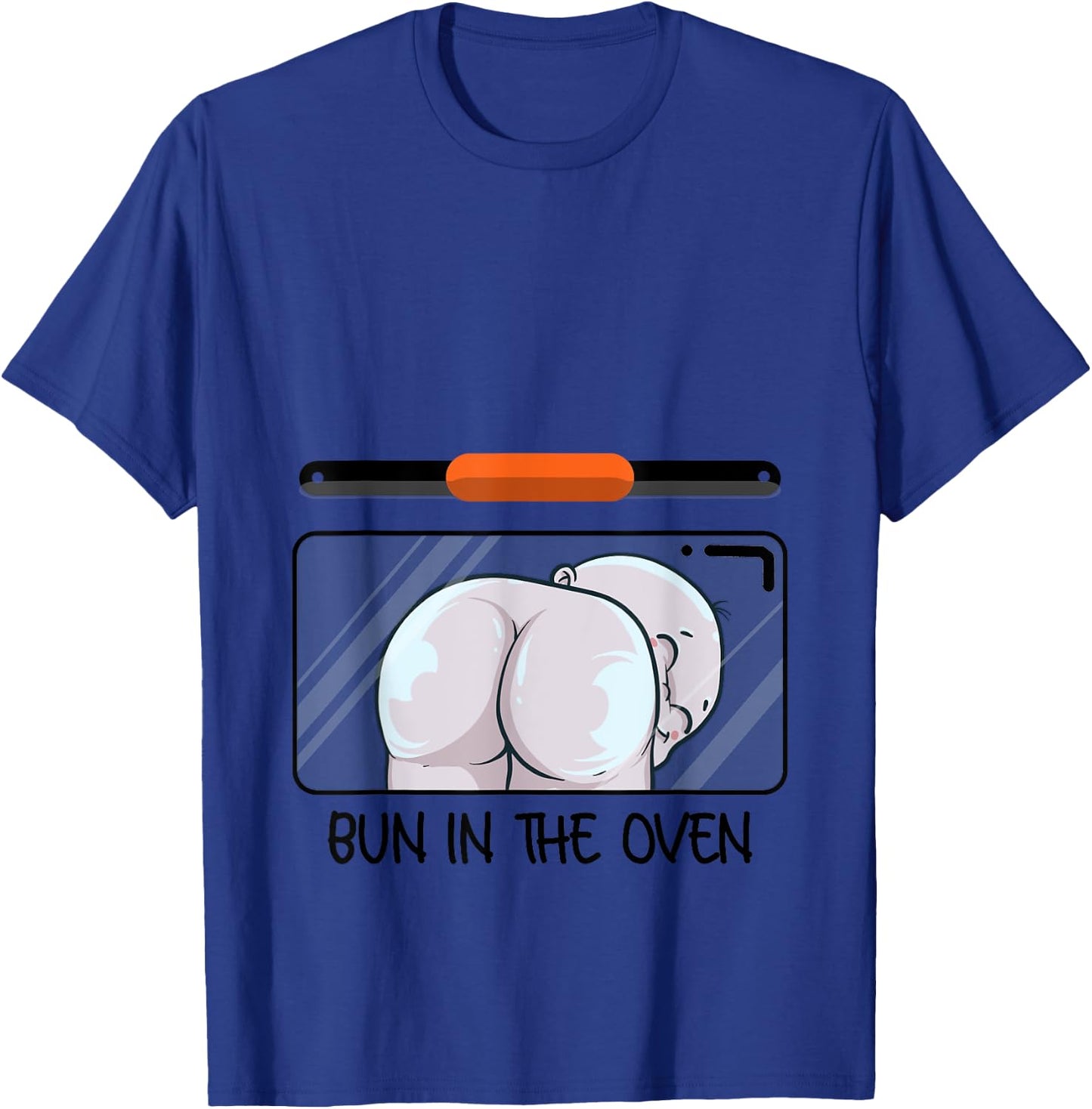 Funny Bun In The Oven Gift | Cute Expecting Pregnant Women T-Shirt - T-Shirt | Royal