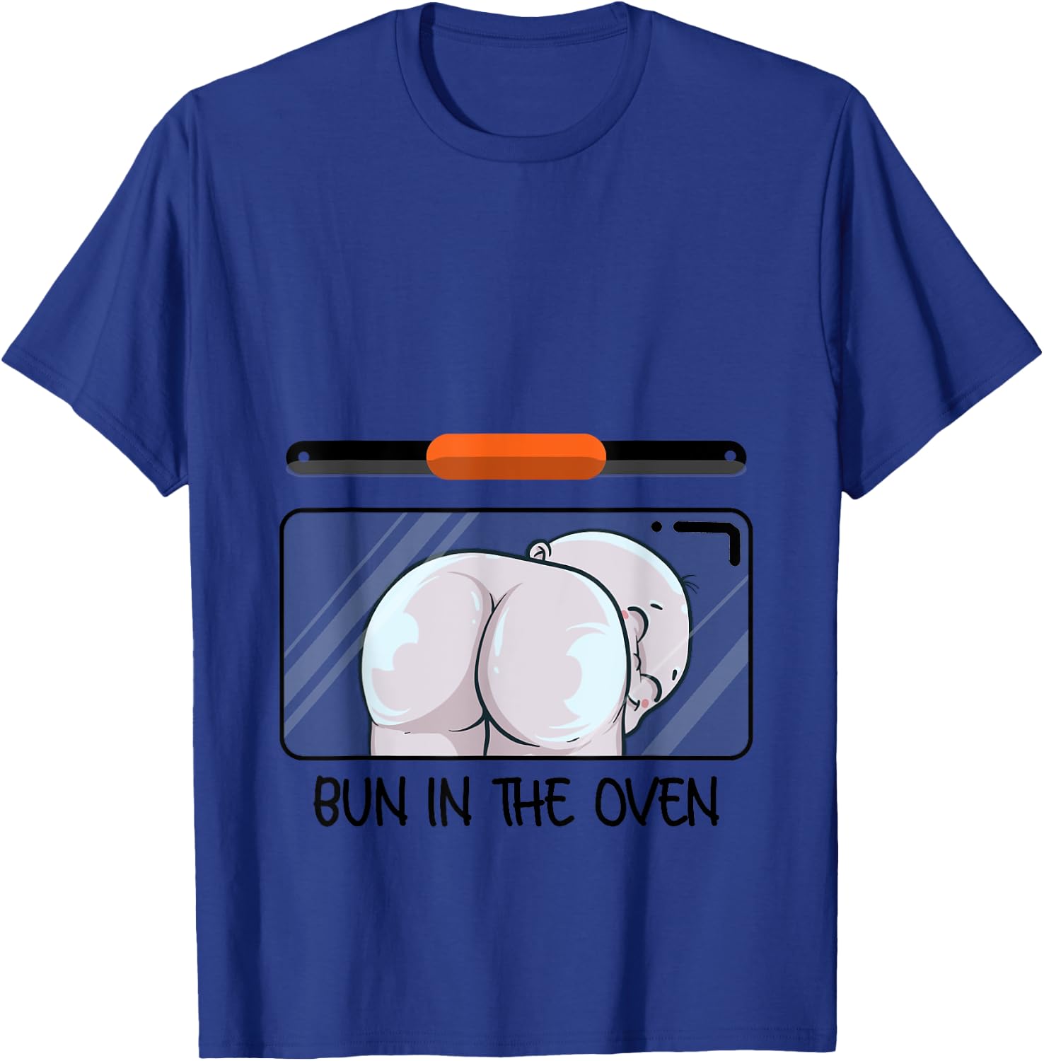 Funny Bun In The Oven Gift | Cute Expecting Pregnant Women T-Shirt - T-Shirt | Royal
