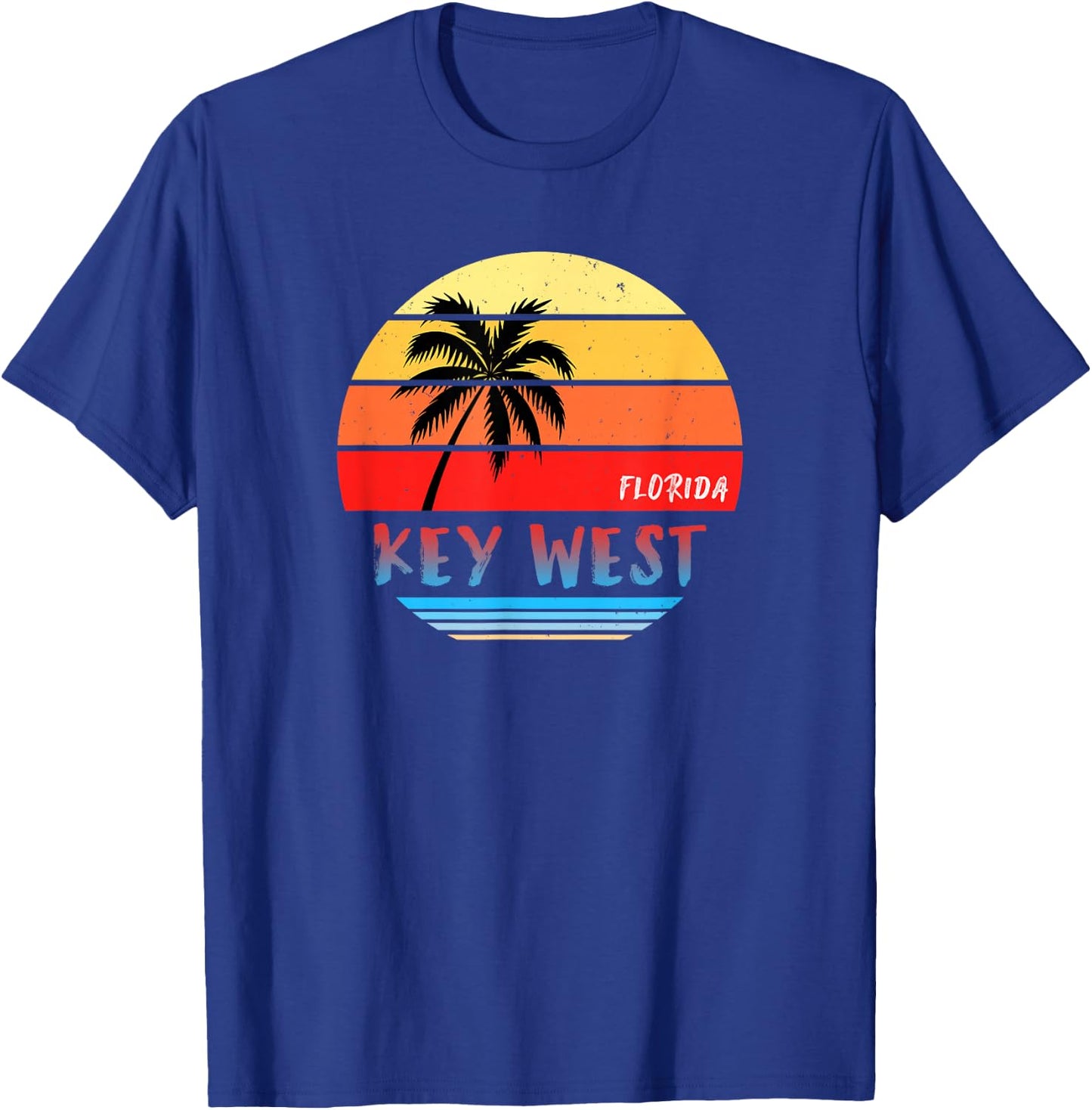 Key West Shirt Gift Souvenir | Florida T-Shirt - T-Shirt | Royal