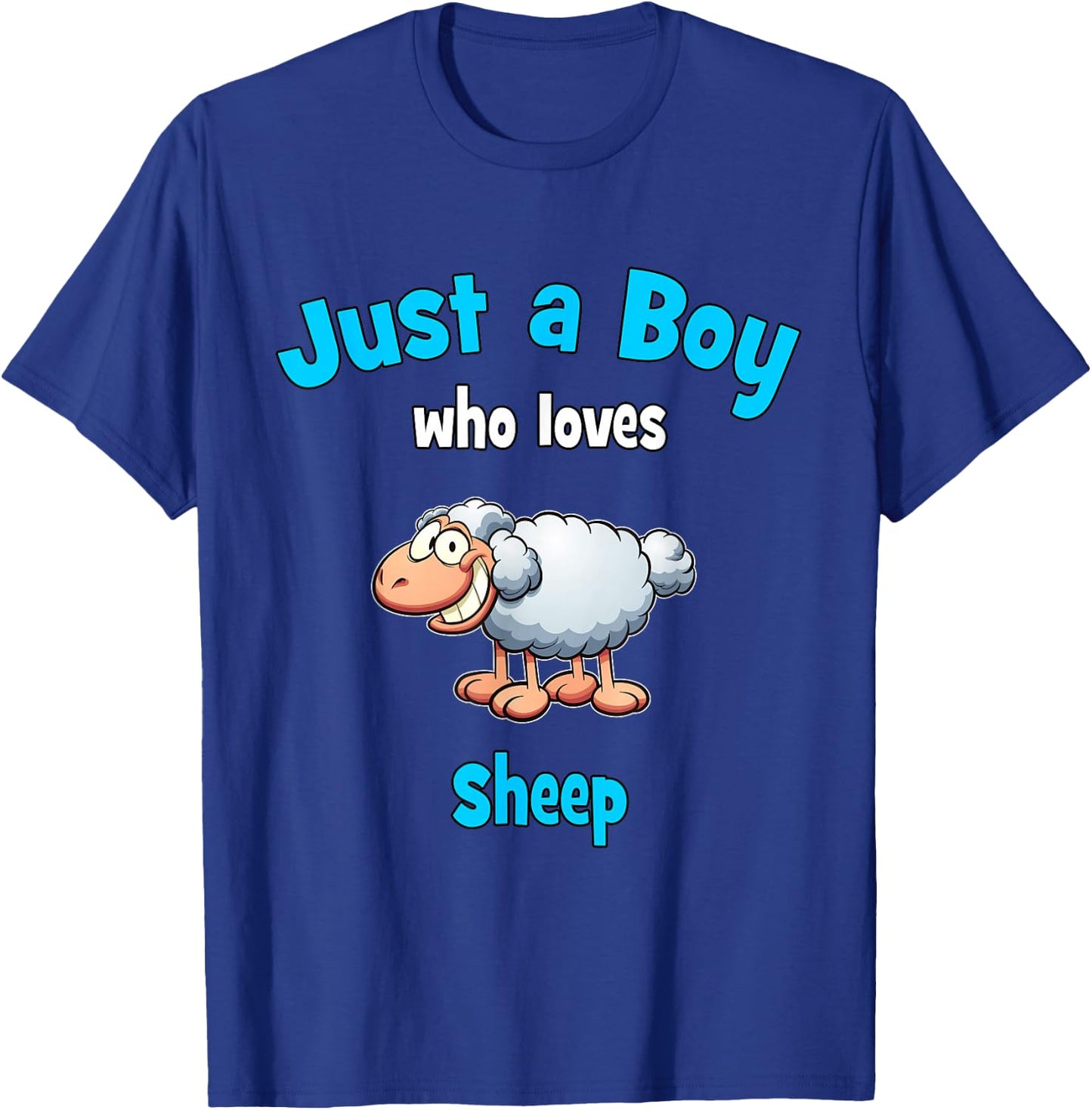Sheep Shirt for Boys | Children's Sheep T-Shirt - T-Shirt | Royal