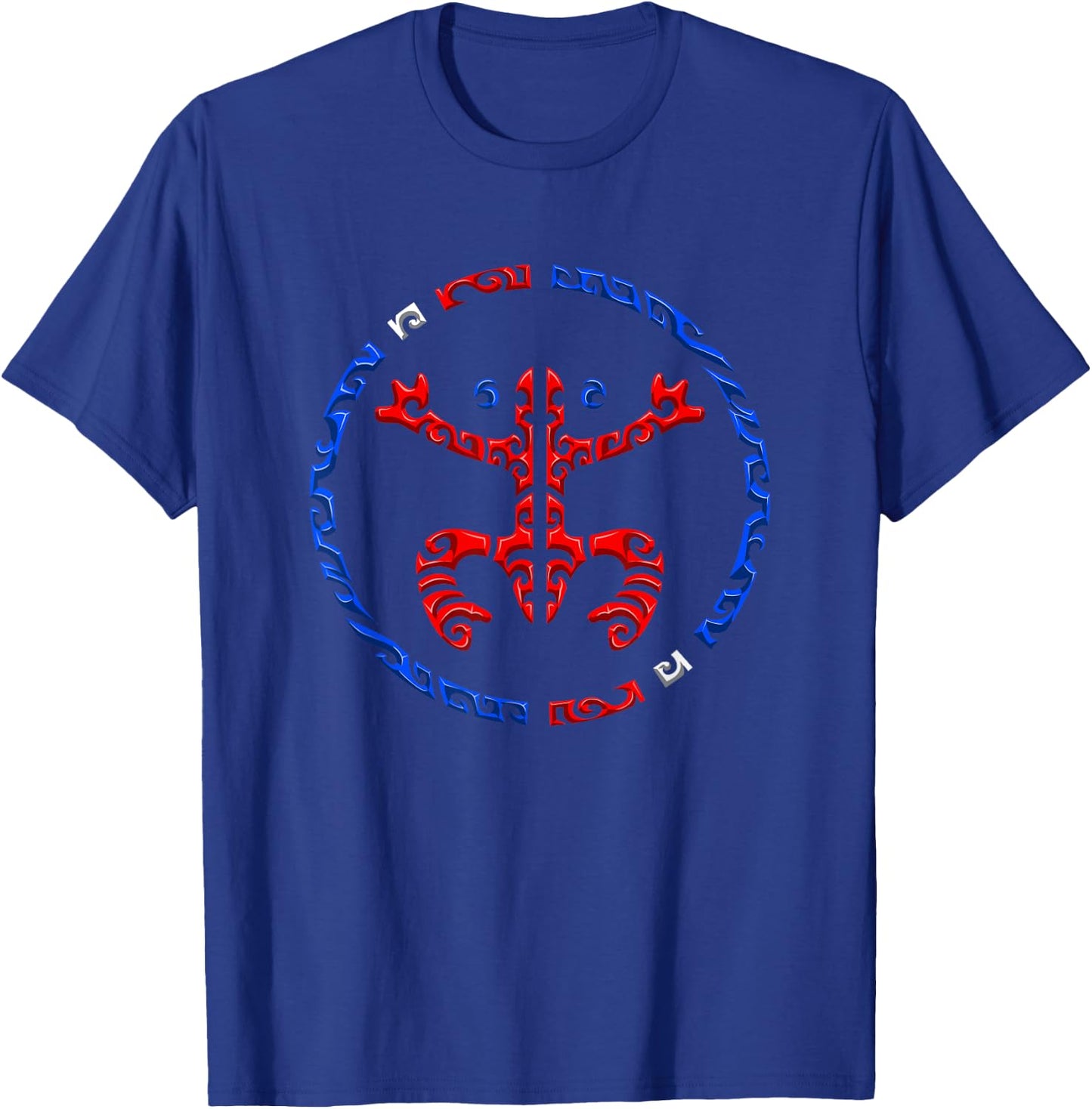 Puerto Rico Coqui Frog Taino - Boricua Tribal Style T-Shirt - T-Shirt | Royal