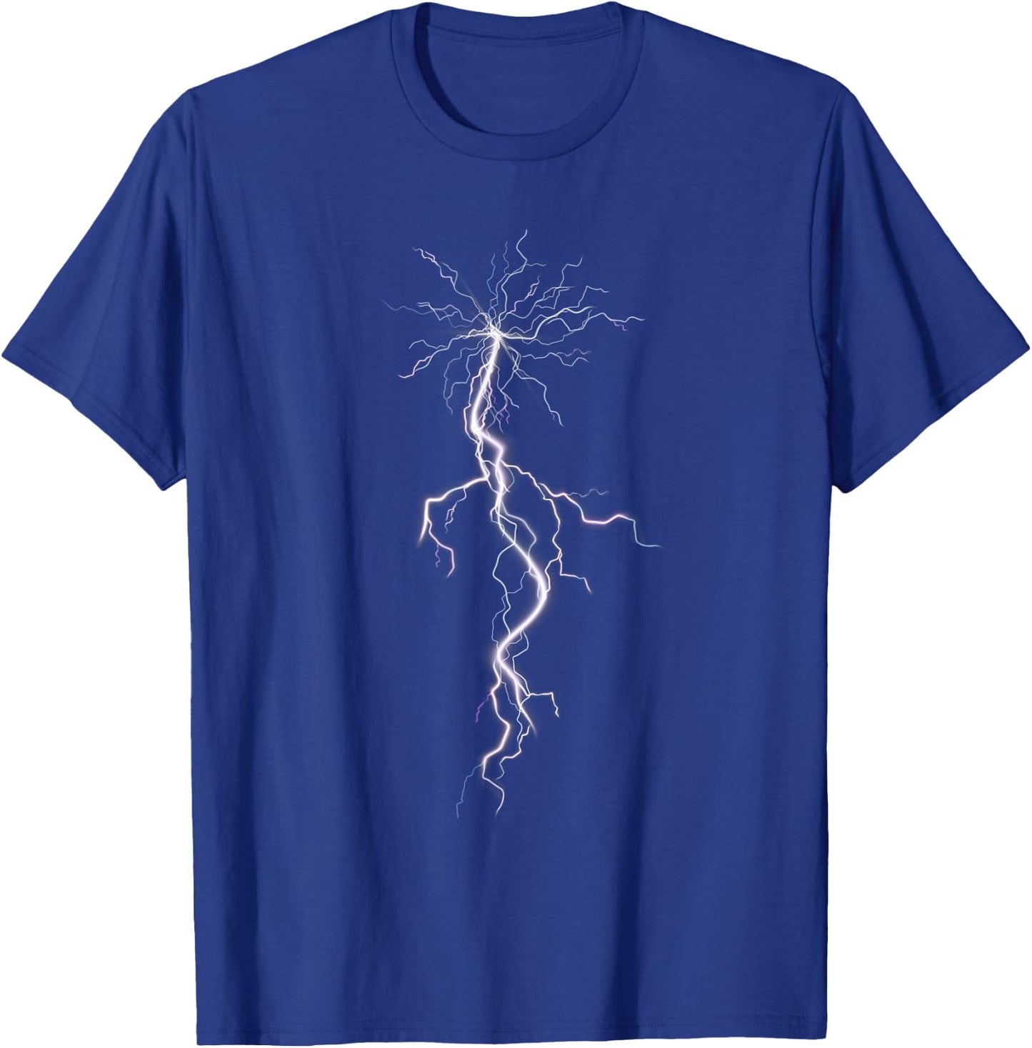 Lightning Storms I Lightning Bolt T-Shirt - T-Shirt | Royal