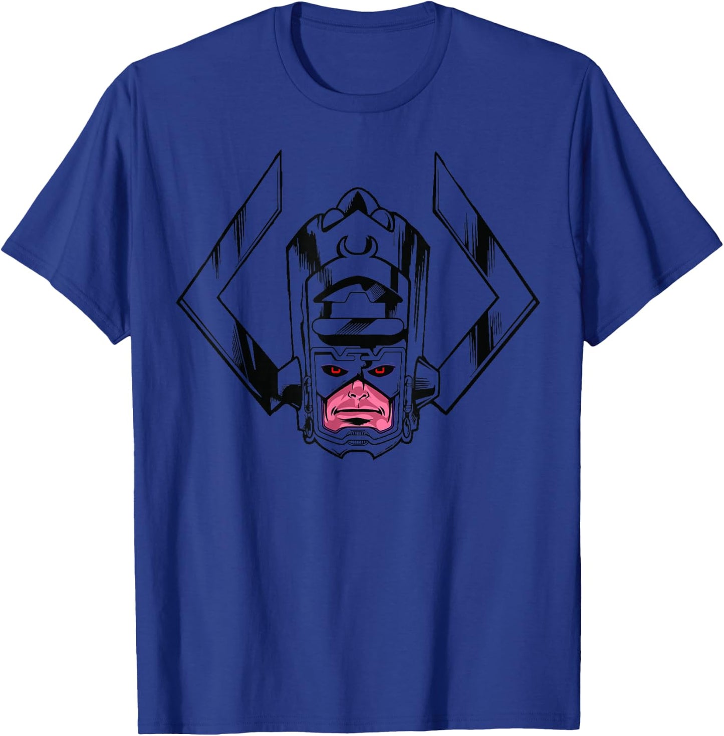 Marvel Fantastic Four Galactus Big Face Outline T-Shirt - T-Shirt | Royal