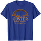 Custer South Dakota SD Buffalo T-Shirt - T-Shirt | Royal