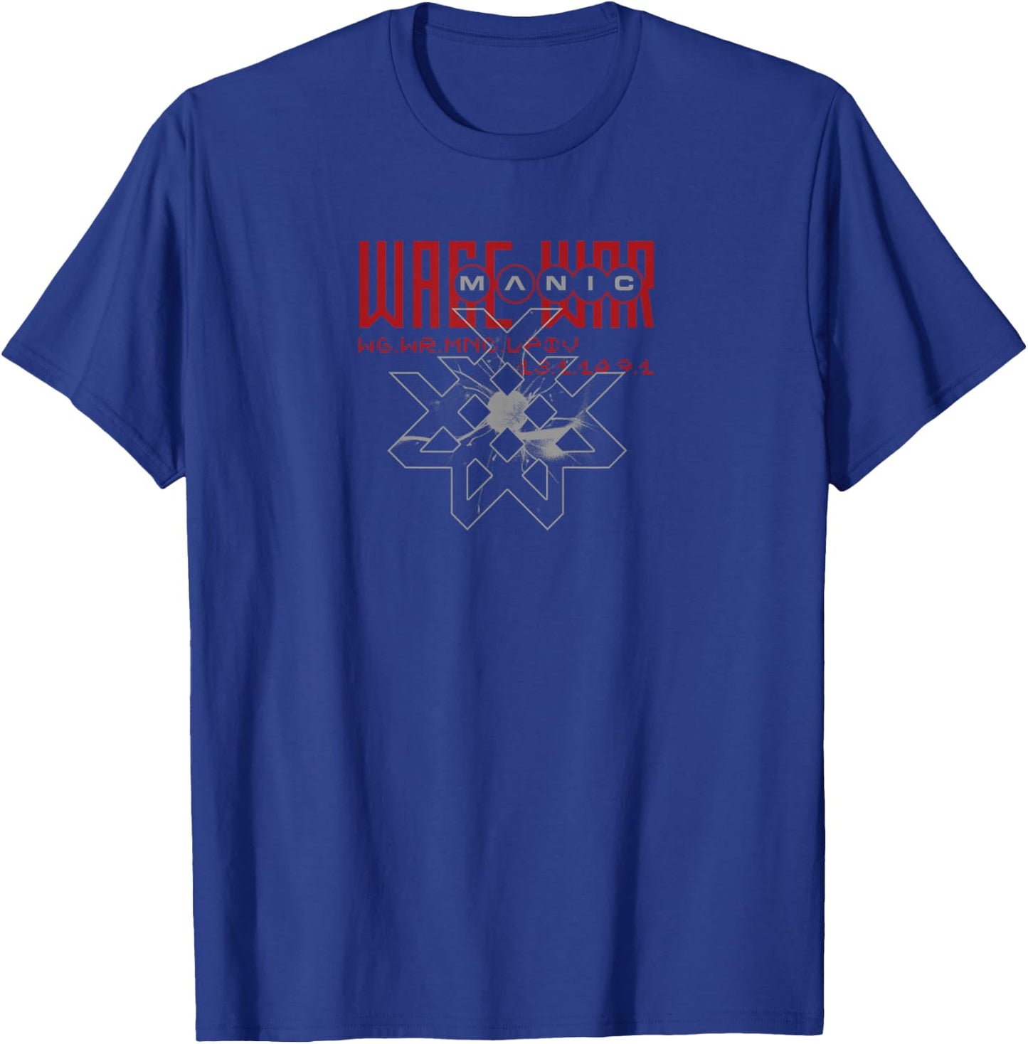 Wage War - Binary Manic T-Shirt - T-Shirt | Royal