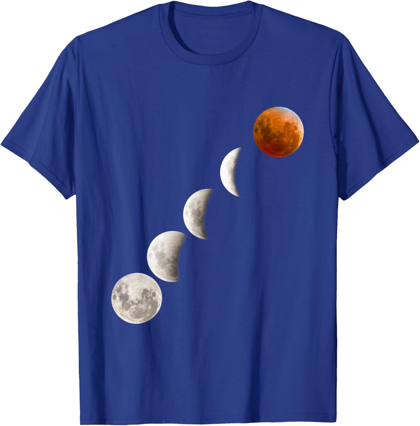 Super Full Lunar Eclipse Red Blood Moon 2019 & 2020 Cycle T-Shirt - T-Shirt | Royal