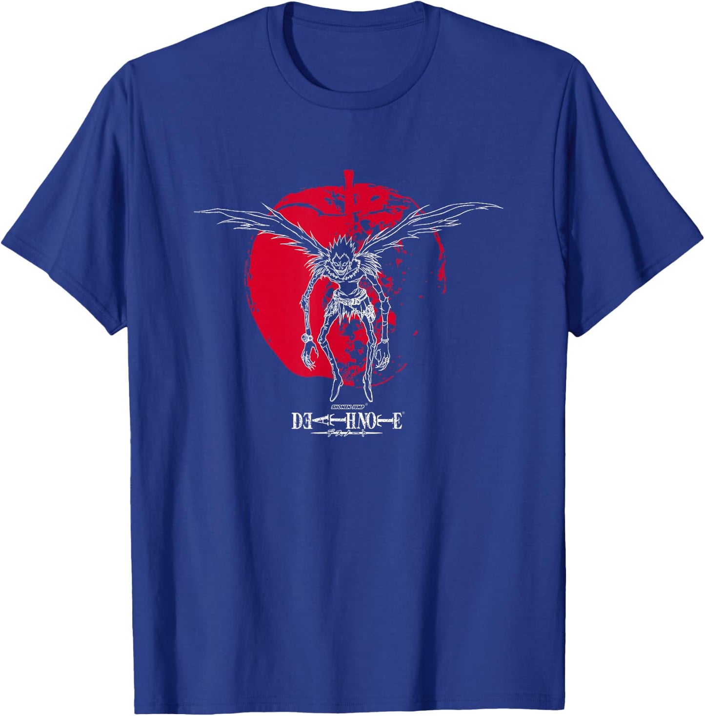 Death Note Ryuk Silhouette on Apple Anime T-Shirt - T-Shirt | Royal