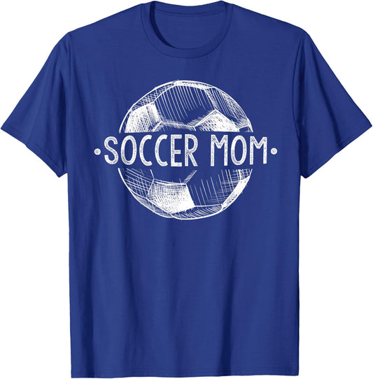 Soccer Mom Family Matching Team Player Gifts Soccer Mama T-Shirt - T-Shirt | Royal