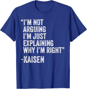 Kaisen Quote Funny Birthday Custom Name Idea Engineer T-Shirt - T-Shirt | Royal