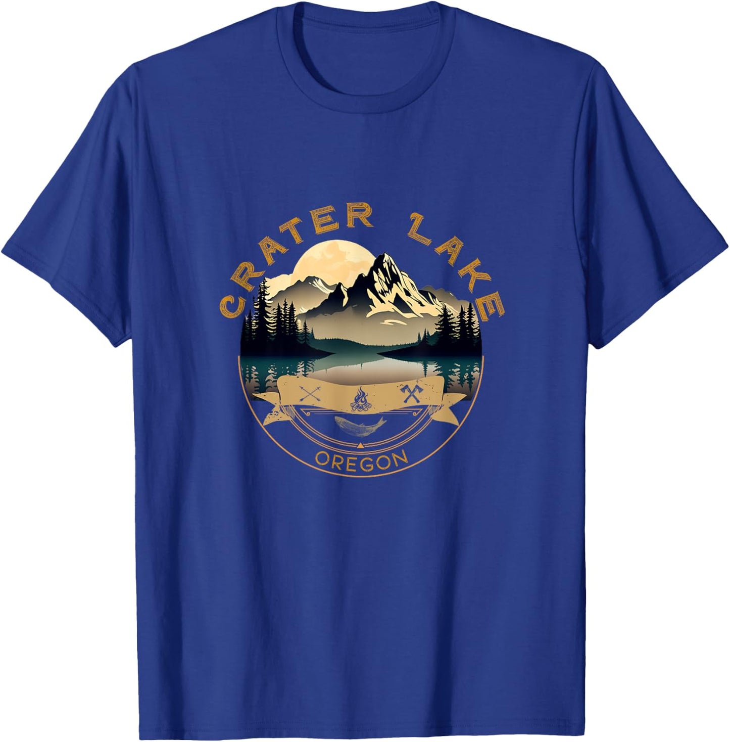 Crater Lake Vacation Apparel - Crater Lake Souvenir T-Shirt - T-Shirt | Royal