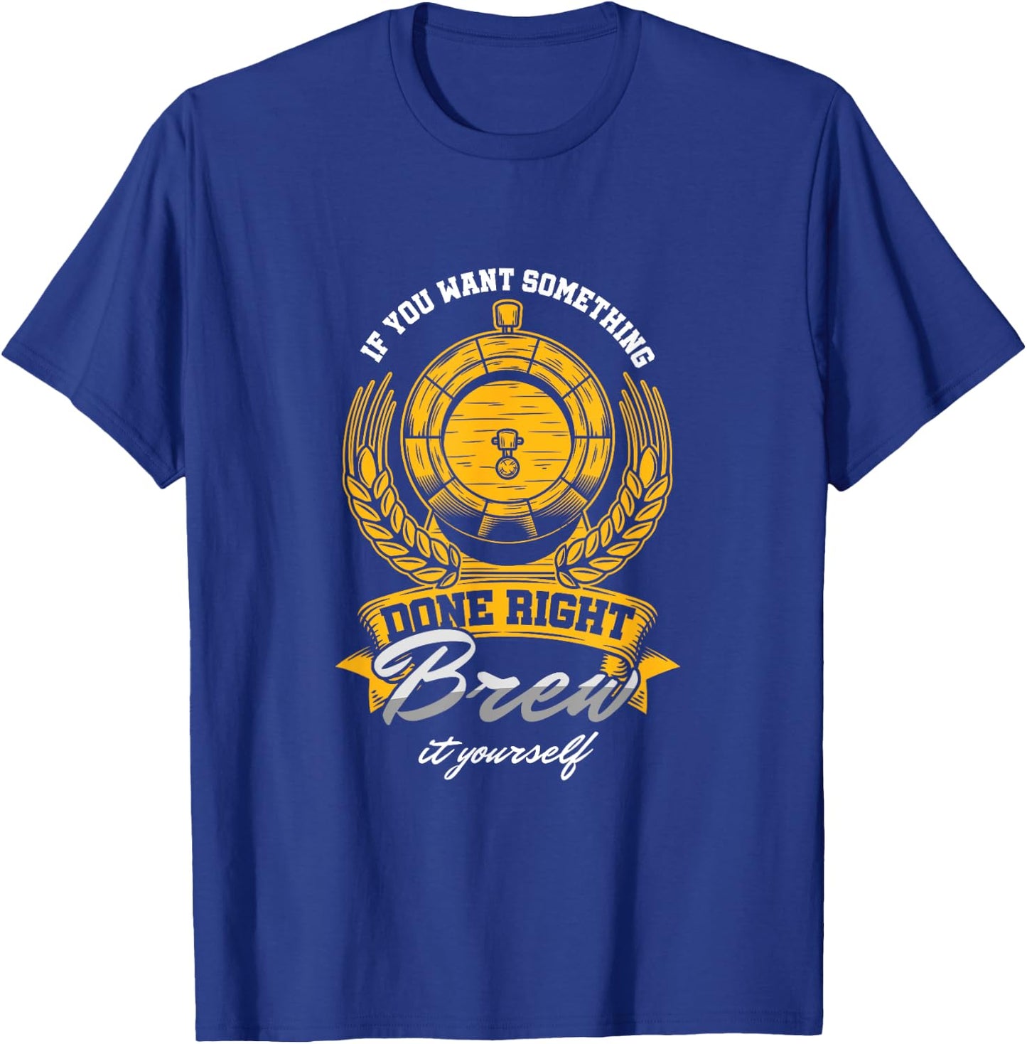 Beer Brewing Master Home Brewing Beer Brewing Beer Drinker T-Shirt - T-Shirt | Royal