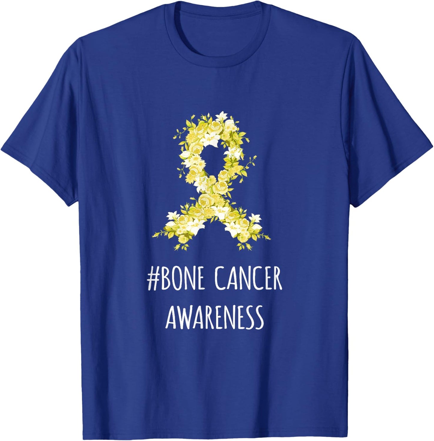 Bone Cancer Attention Shirt | Bone Cancer T-Shirt - T-Shirt | Royal