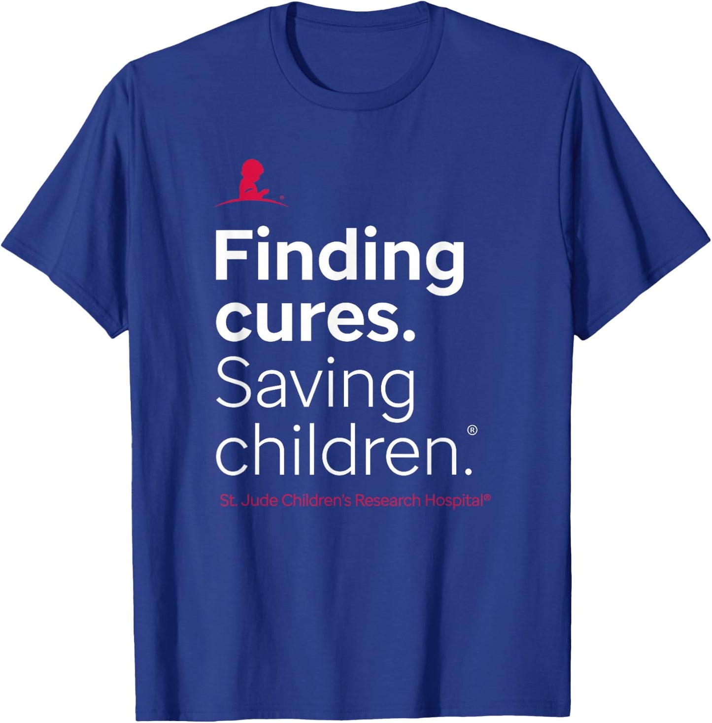 St. Jude Finding Cures. Saving Children. T-Shirt - T-Shirt | Royal
