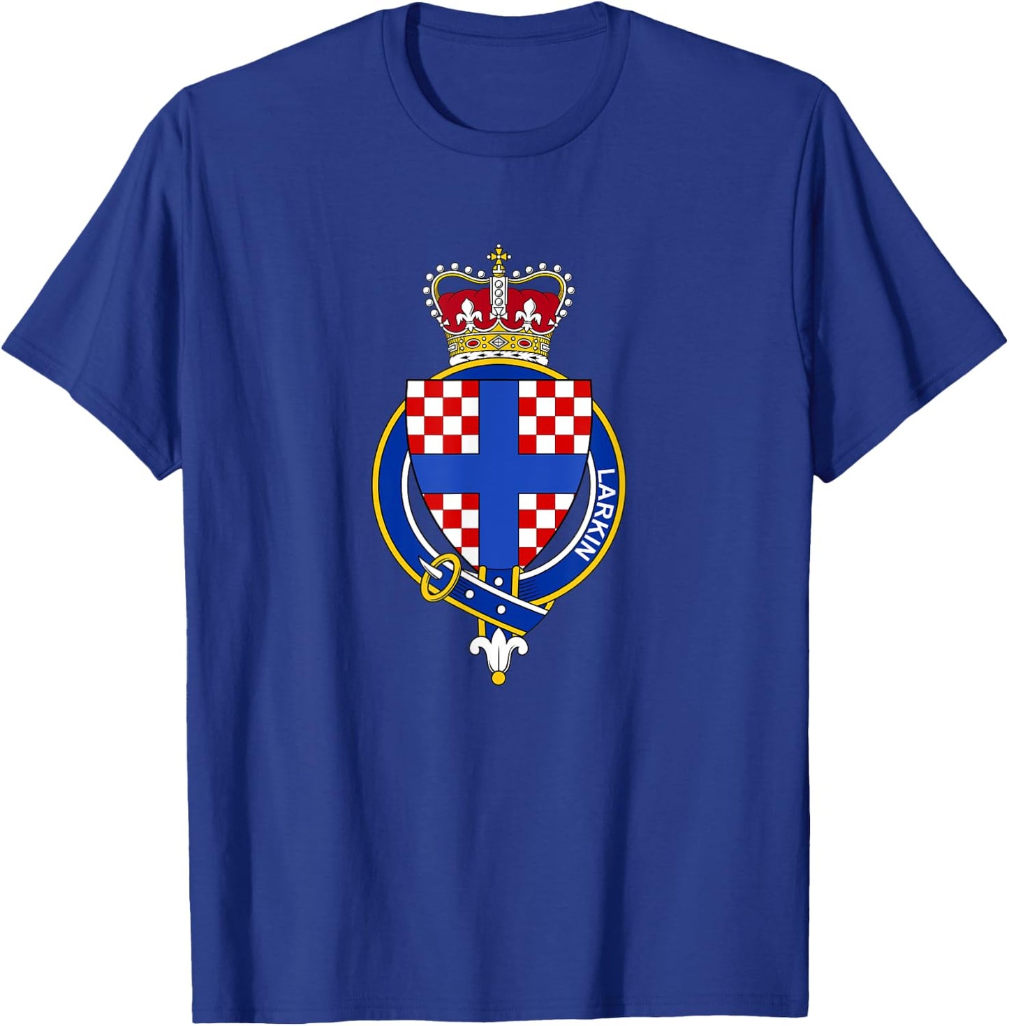 Larkin Coat of Arms - Family Crest T-Shirt - T-Shirt | Royal