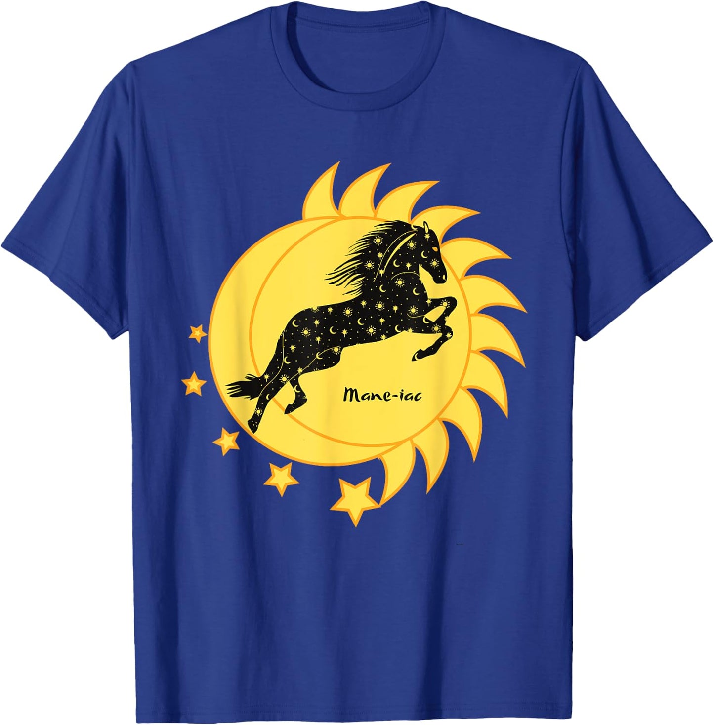 Cute Mane-iac Celestial Horse Dancer Girls Graphic T-Shirt - T-Shirt | Royal