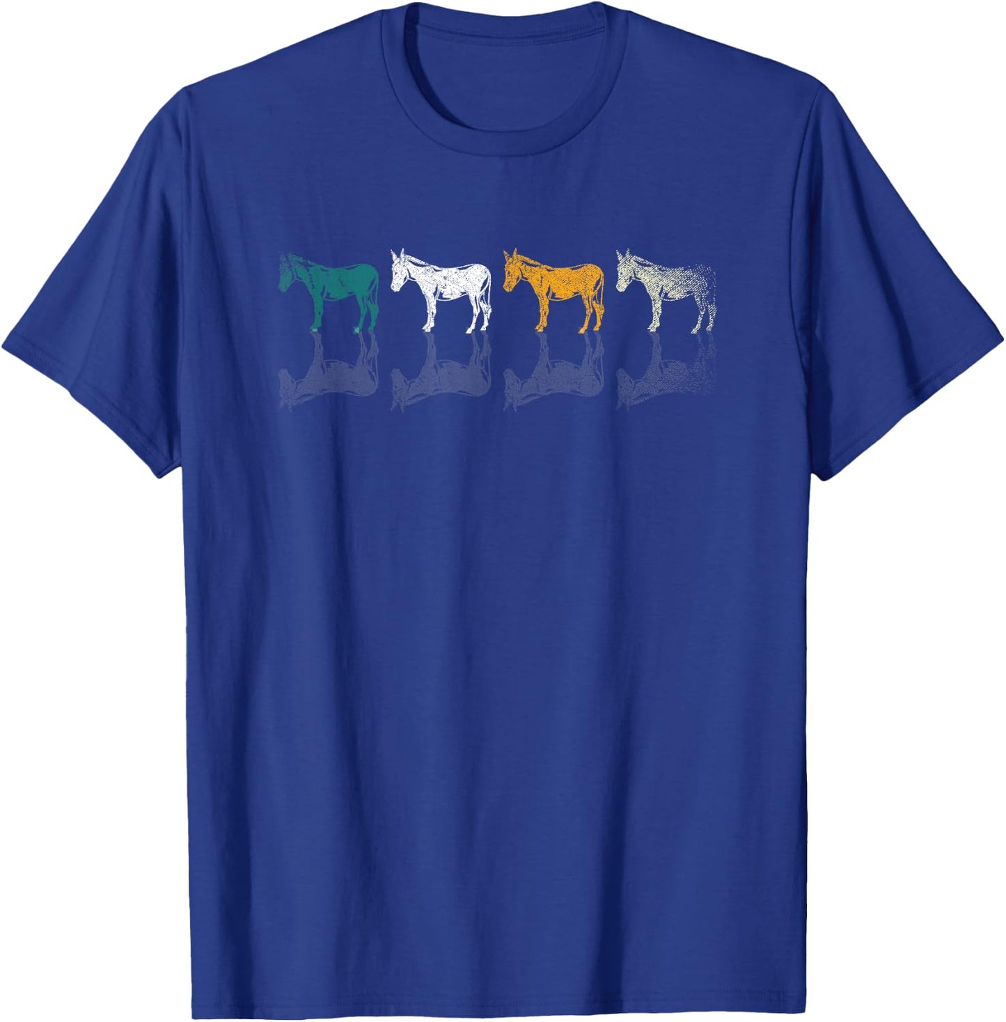 Retro Donkey T-Shirt - T-Shirt | Royal