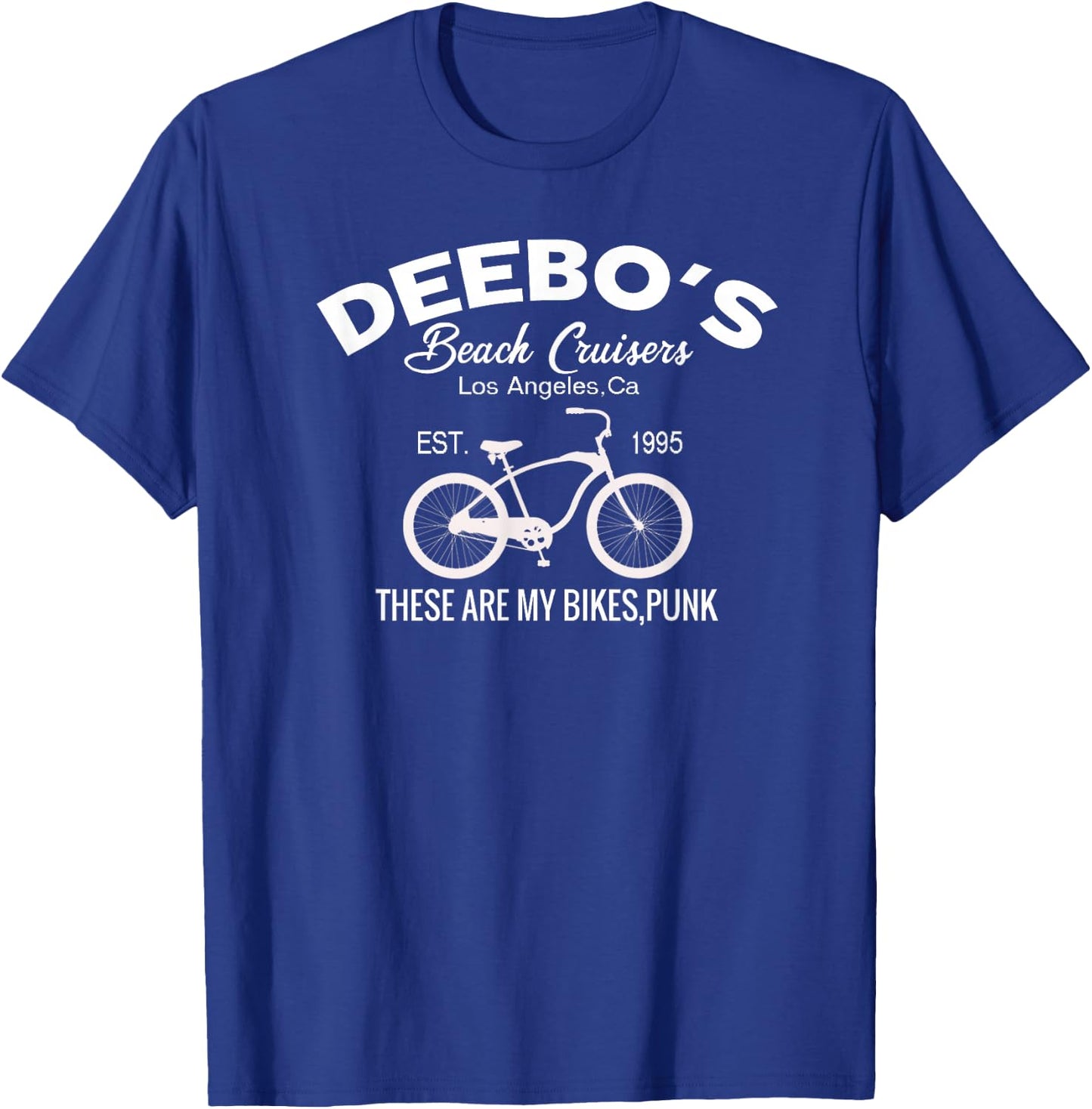 Deebo's Beach Cruisers Mountain,Road,Casual Bike Cycling T-Shirt - T-Shirt | Royal