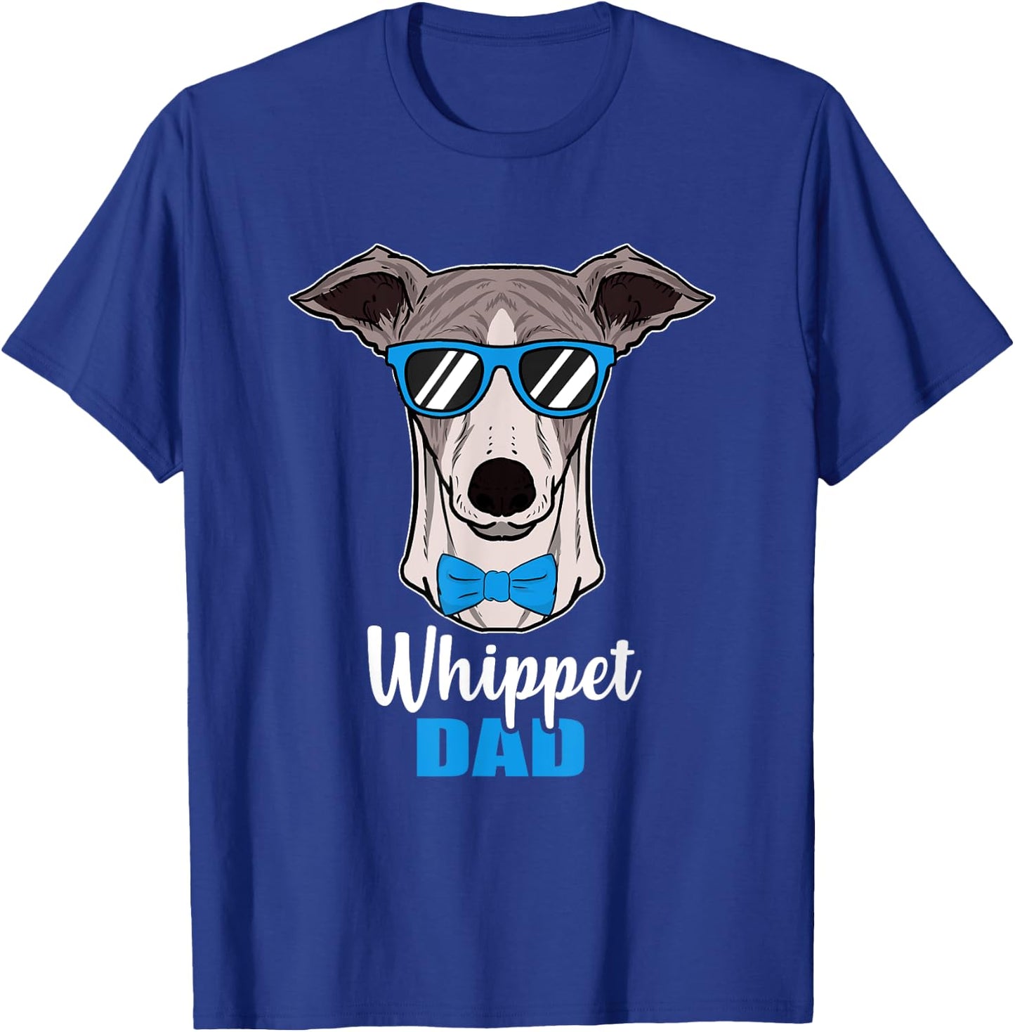Whippet Dad Gift Proud Dog Owner Men T-Shirt - T-Shirt | Royal