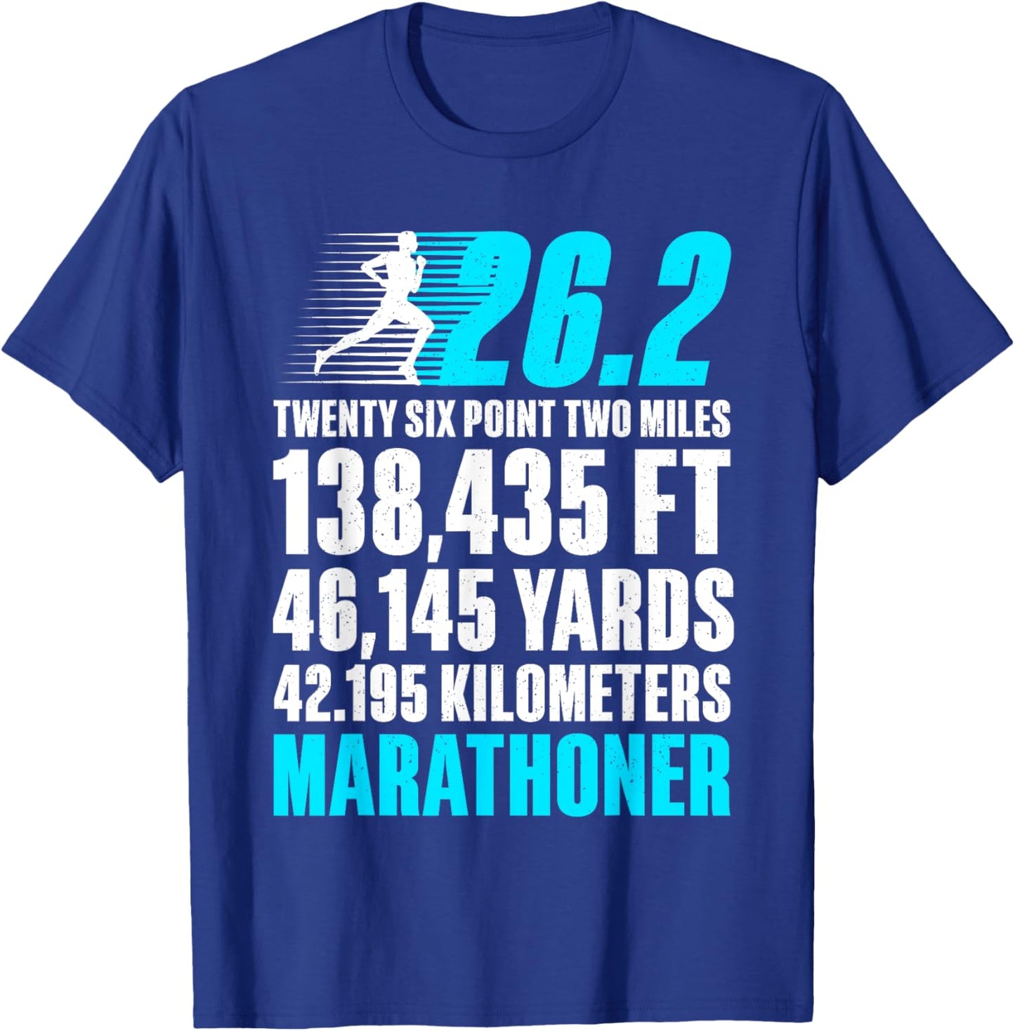 Marathon Running Design Women 26.2 Marathon Runner T-Shirt - T-Shirt | Royal