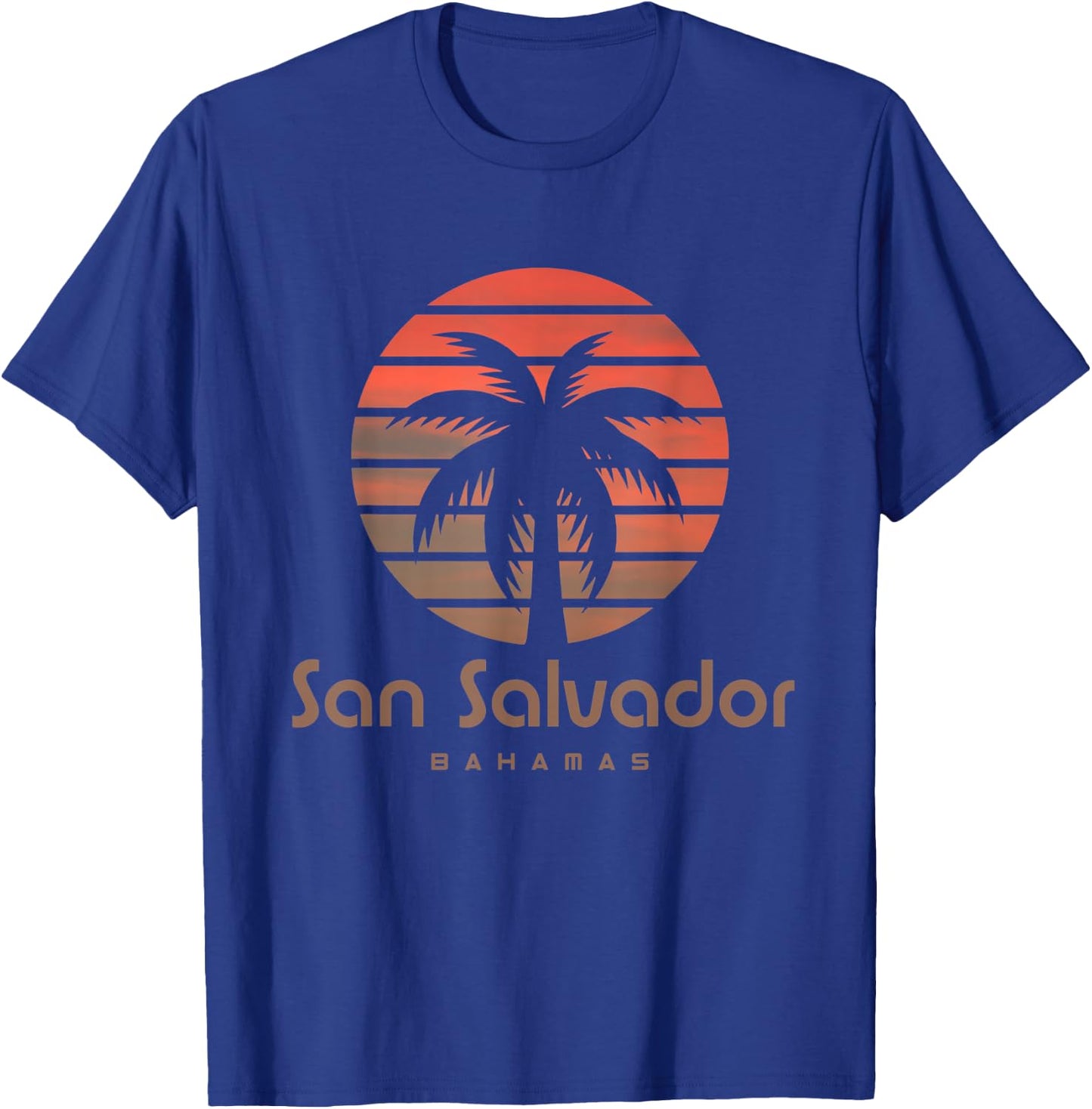 San Salvador Bahamas Travel Holiday Souvenir Beach T-Shirt - T-Shirt | Royal