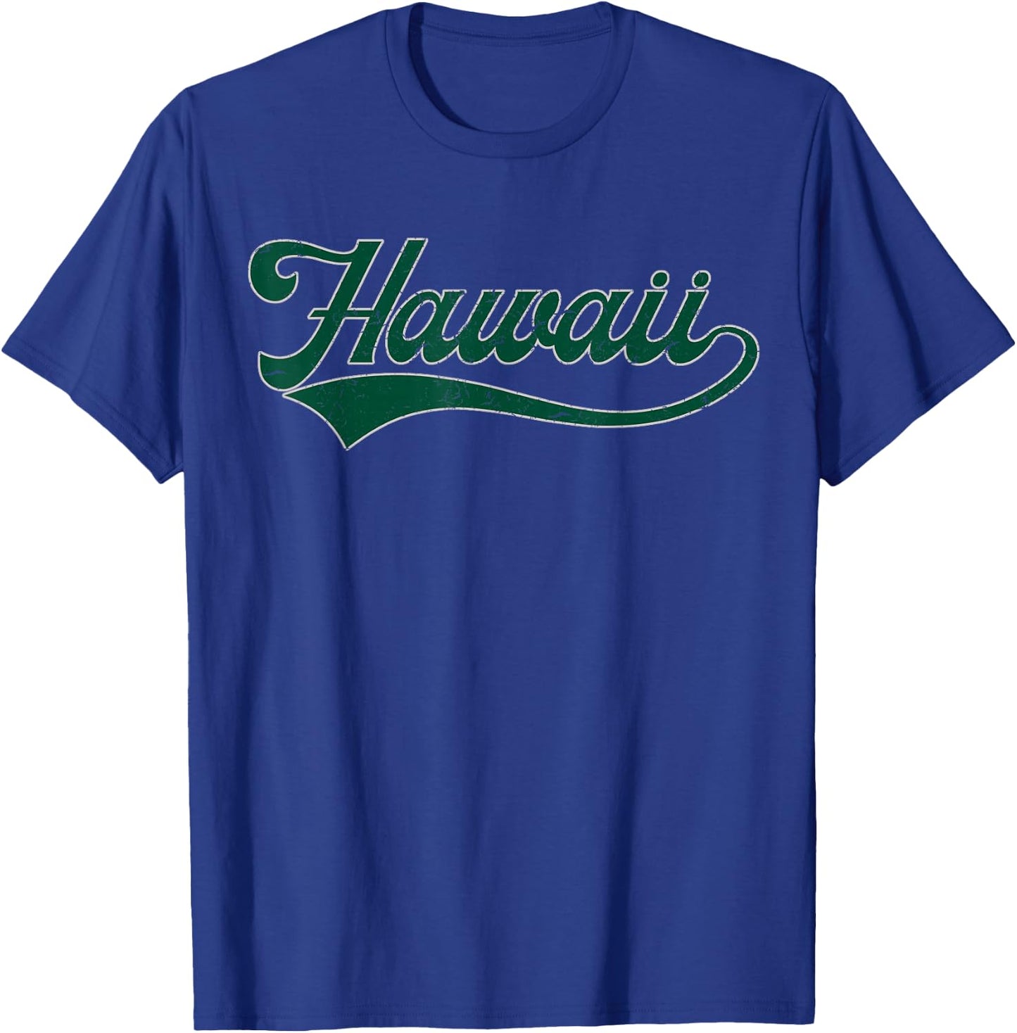 College University Style Hawaii Baseball Sport Fan T-Shirt - T-Shirt | Royal