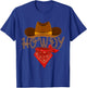 Distressed Howdy Cowboy T-Shirt - T-Shirt | Royal