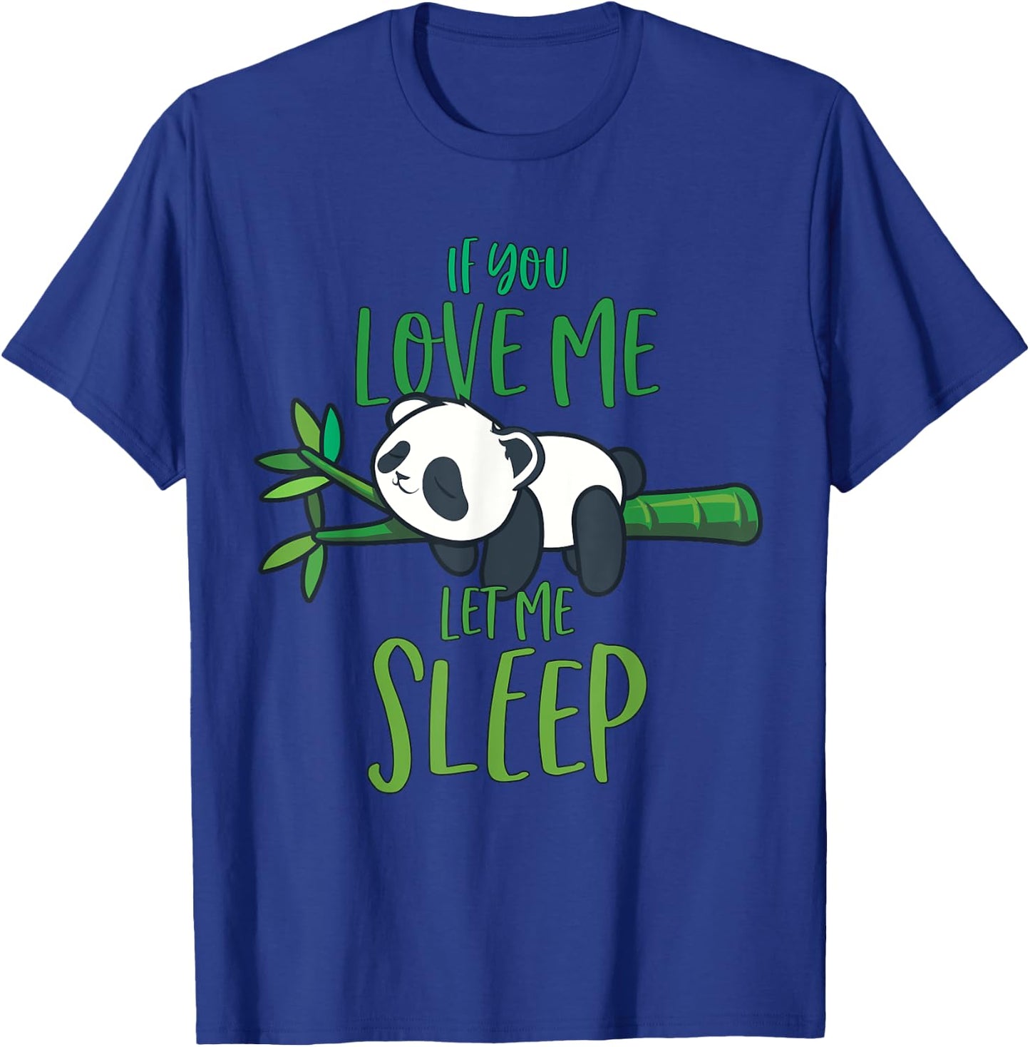 Panda Men Women Panda Lover Gift Panda T-Shirt - T-Shirt | Royal