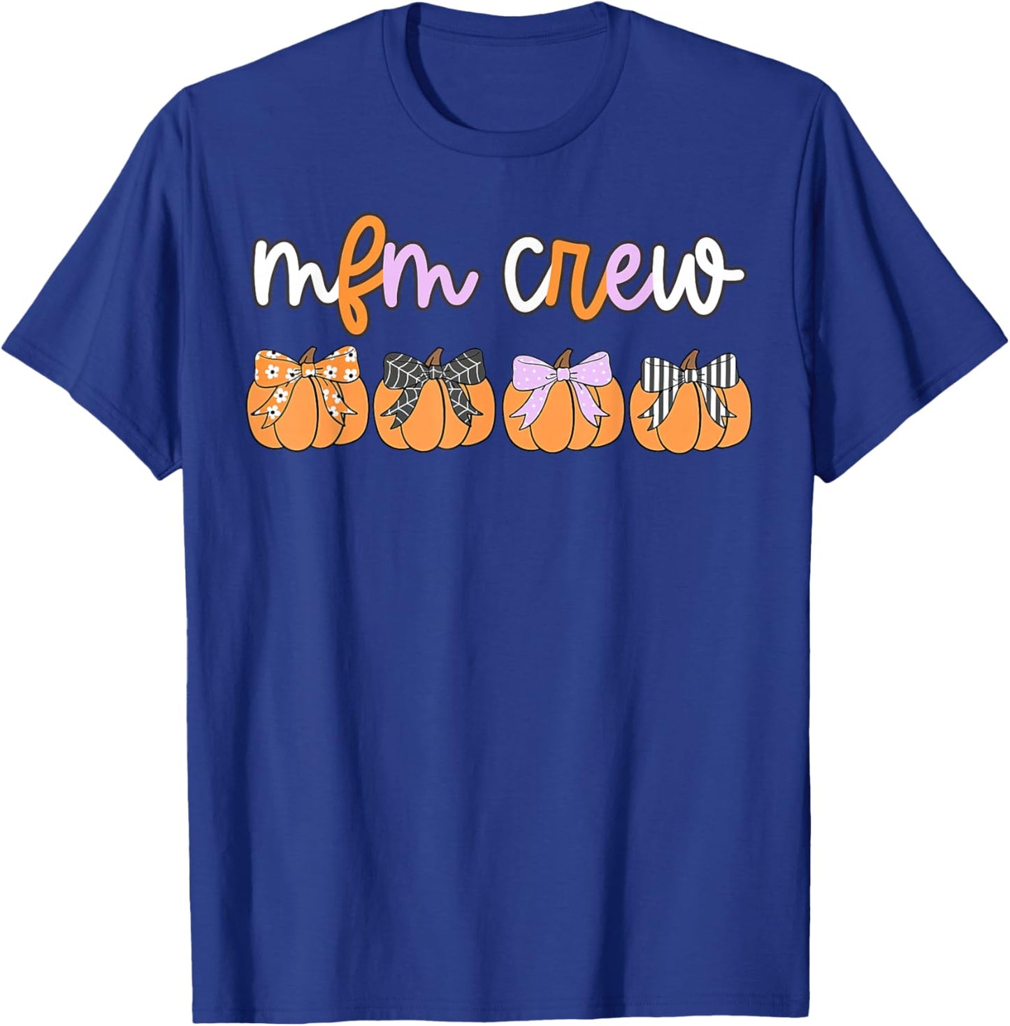 Halloween MFM Crew Maternal Fetal Medicine Sonographer OBGYN T-Shirt - T-Shirt | Royal