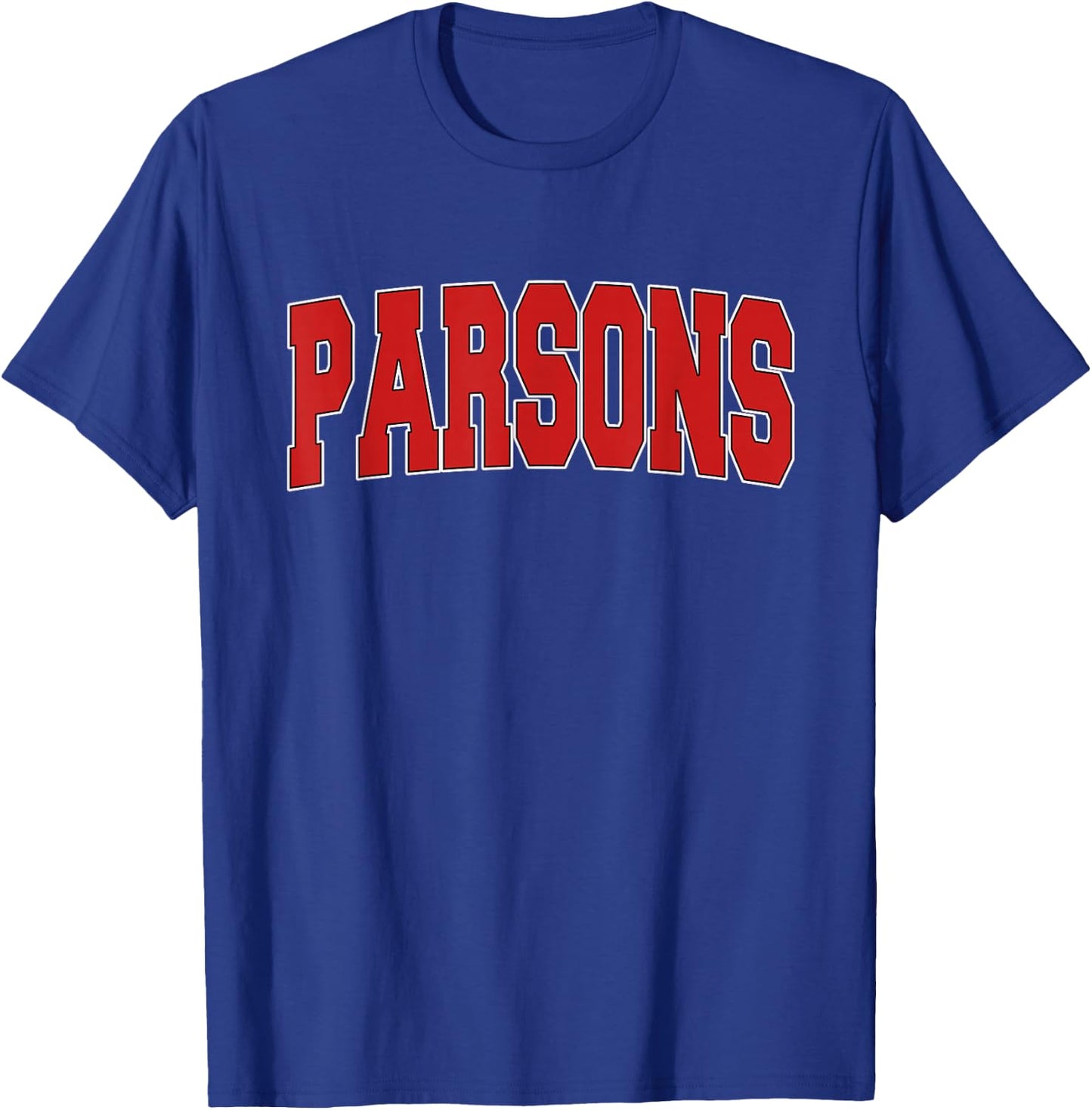 PARSONS KS KANSAS Varsity Style USA Vintage Sports T-Shirt - T-Shirt | Royal