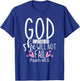 Religion Women Gift Holy Bible Faith Christianity Prayer T-Shirt - T-Shirt | Royal