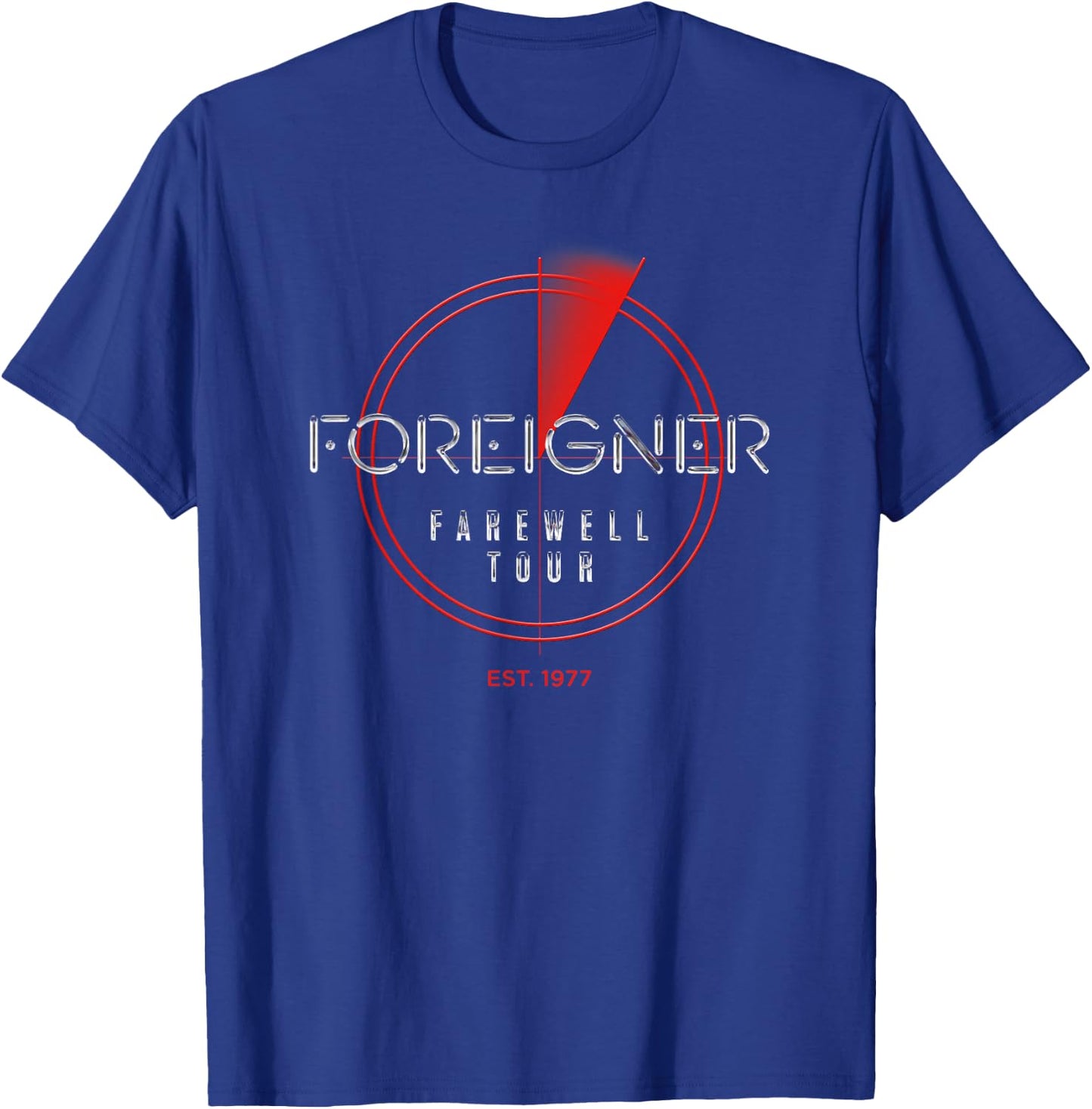 Foreigner Farewell Tour T-Shirt - T-Shirt | Royal